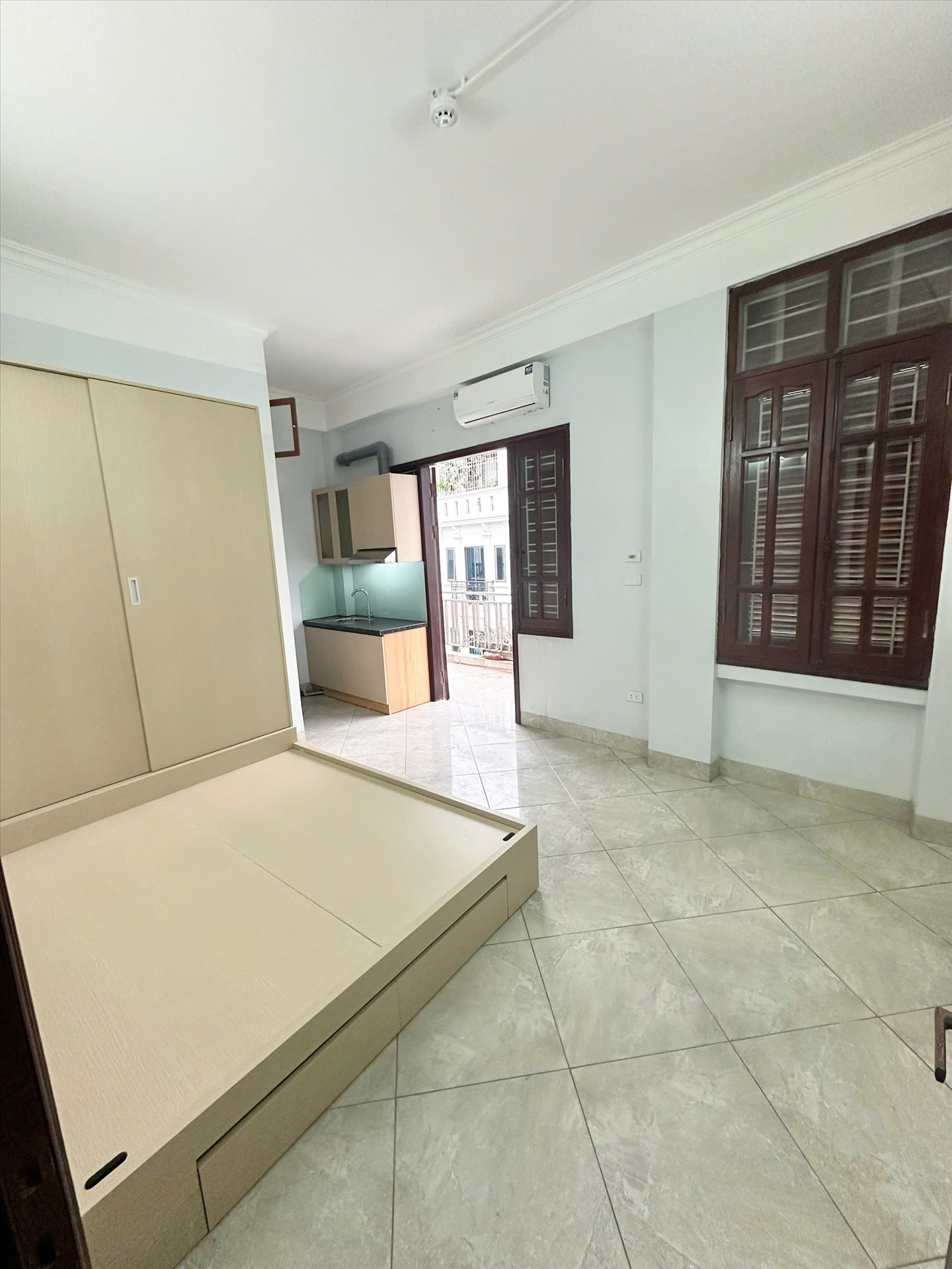 Phòng trọ Studio 35m2 tại GENZ Home Phú Diễn - Bắc Từ Liêm - Phòng ngủ