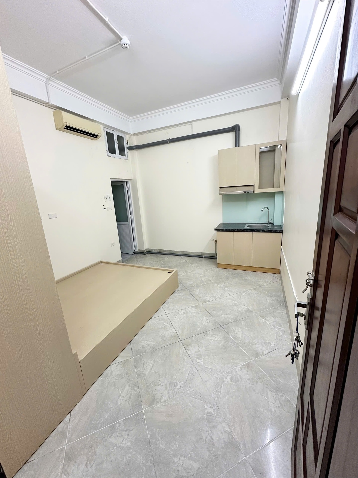 Phòng trọ Studio 20m2 tại GENZ Home Phú Diễn - Bắc Từ Liêm - Phòng ngủ