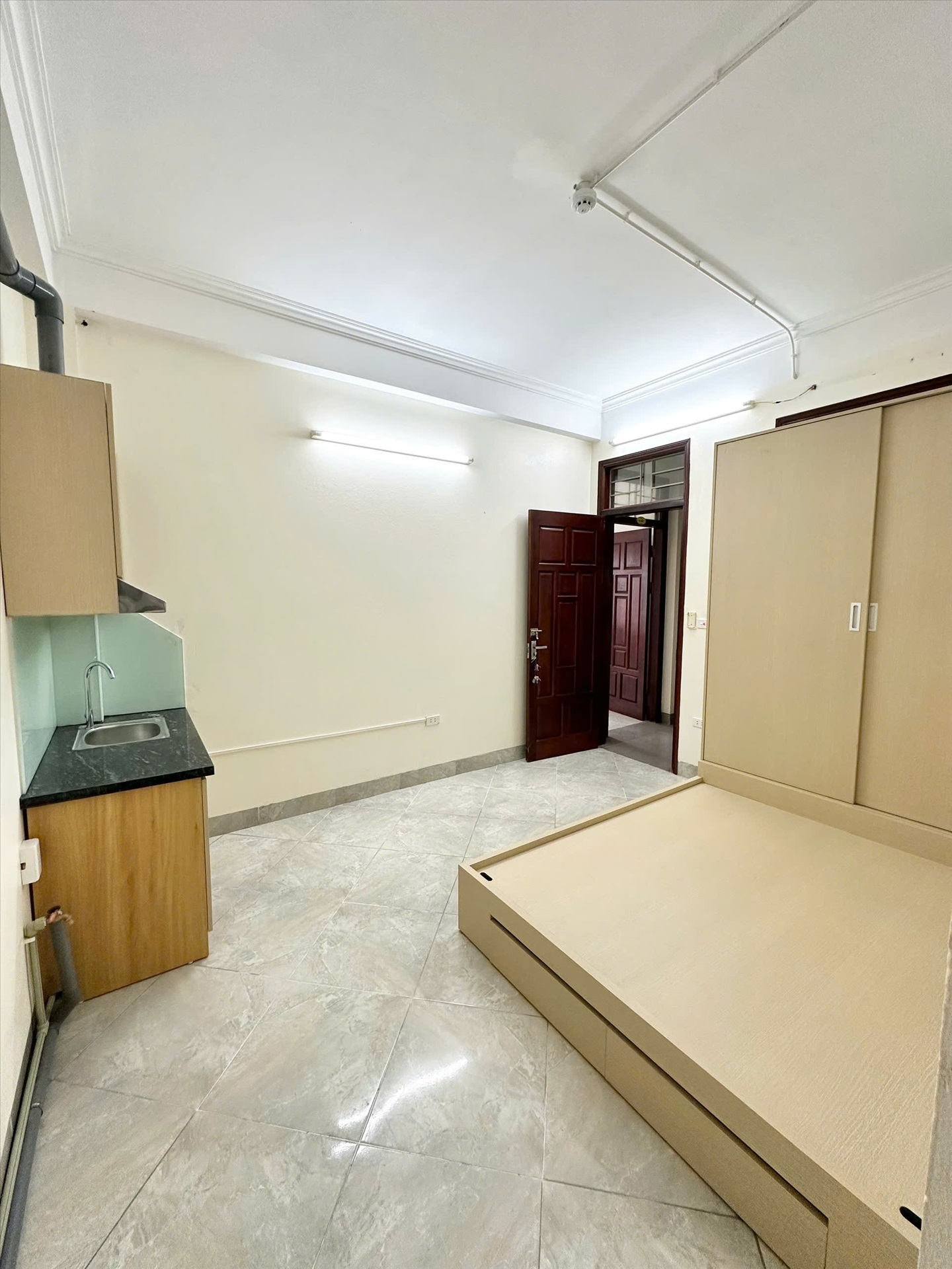 Phòng trọ Studio 20m2 tại GENZ Home Phú Diễn - Bắc Từ Liêm - Phòng bếp