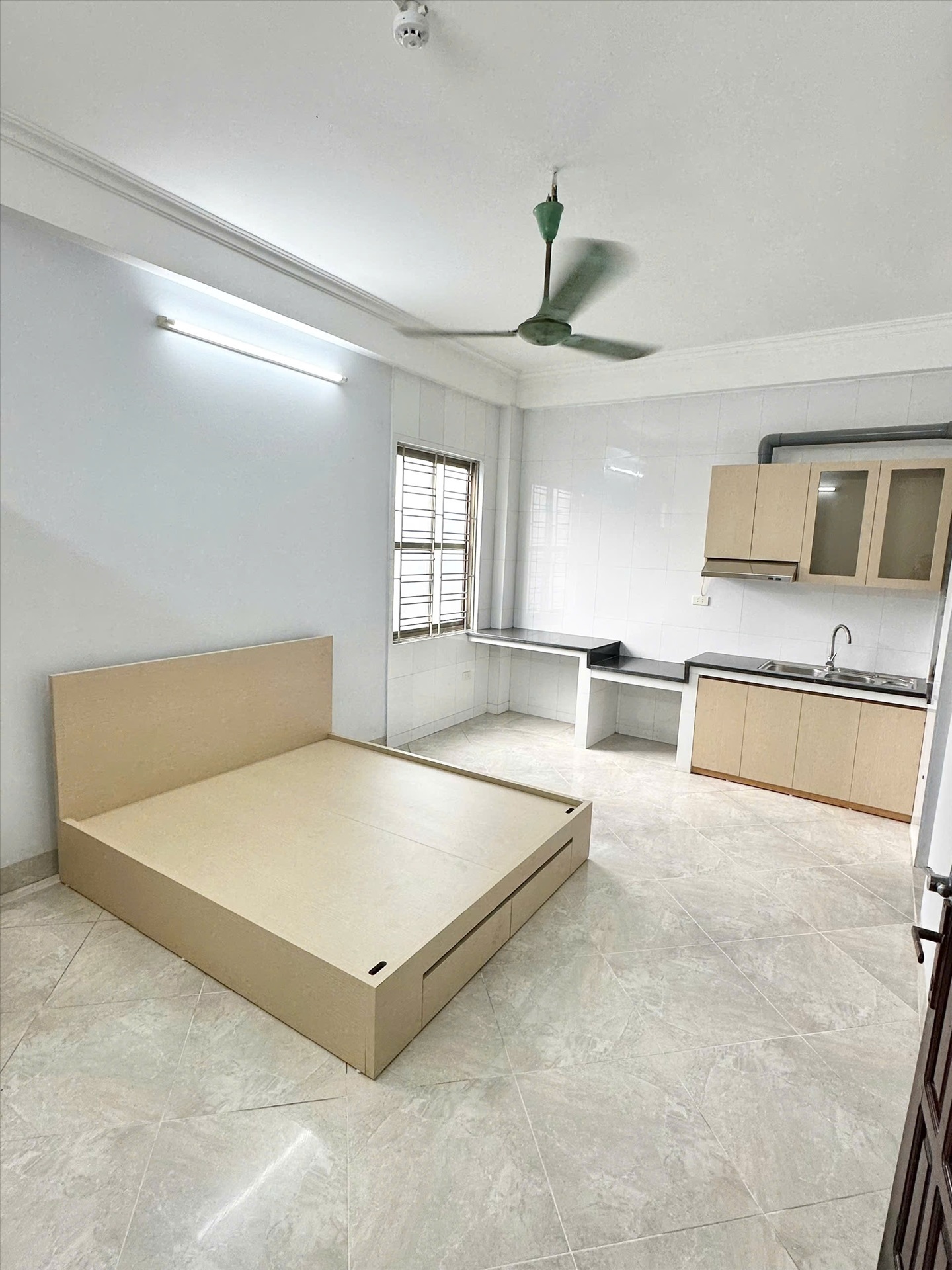 Phòng trọ Studio 25m2 tại GENZ Home Phú Diễn - Bắc Từ Liêm - Phòng bếp