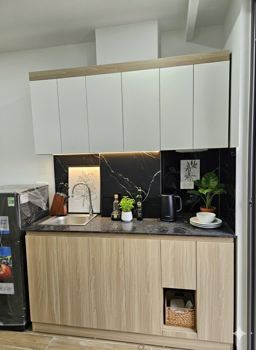 Phòng trọ Studio 35m2 tại ĐT Home Quang Tiến - Nam Từ Liêm - Phòng bếp