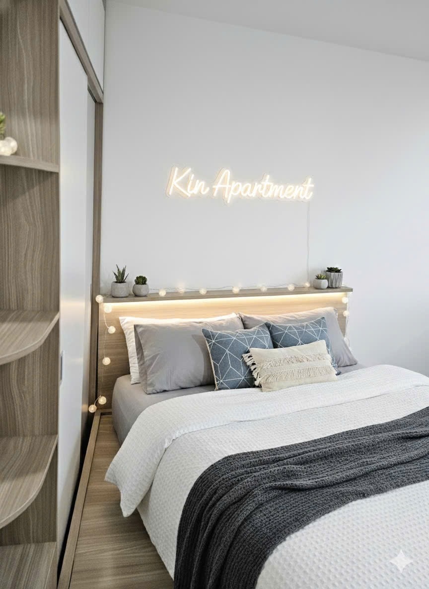 Phòng trọ Studio 35m2 tại ĐT Home Quang Tiến - Nam Từ Liêm - Phòng ngủ