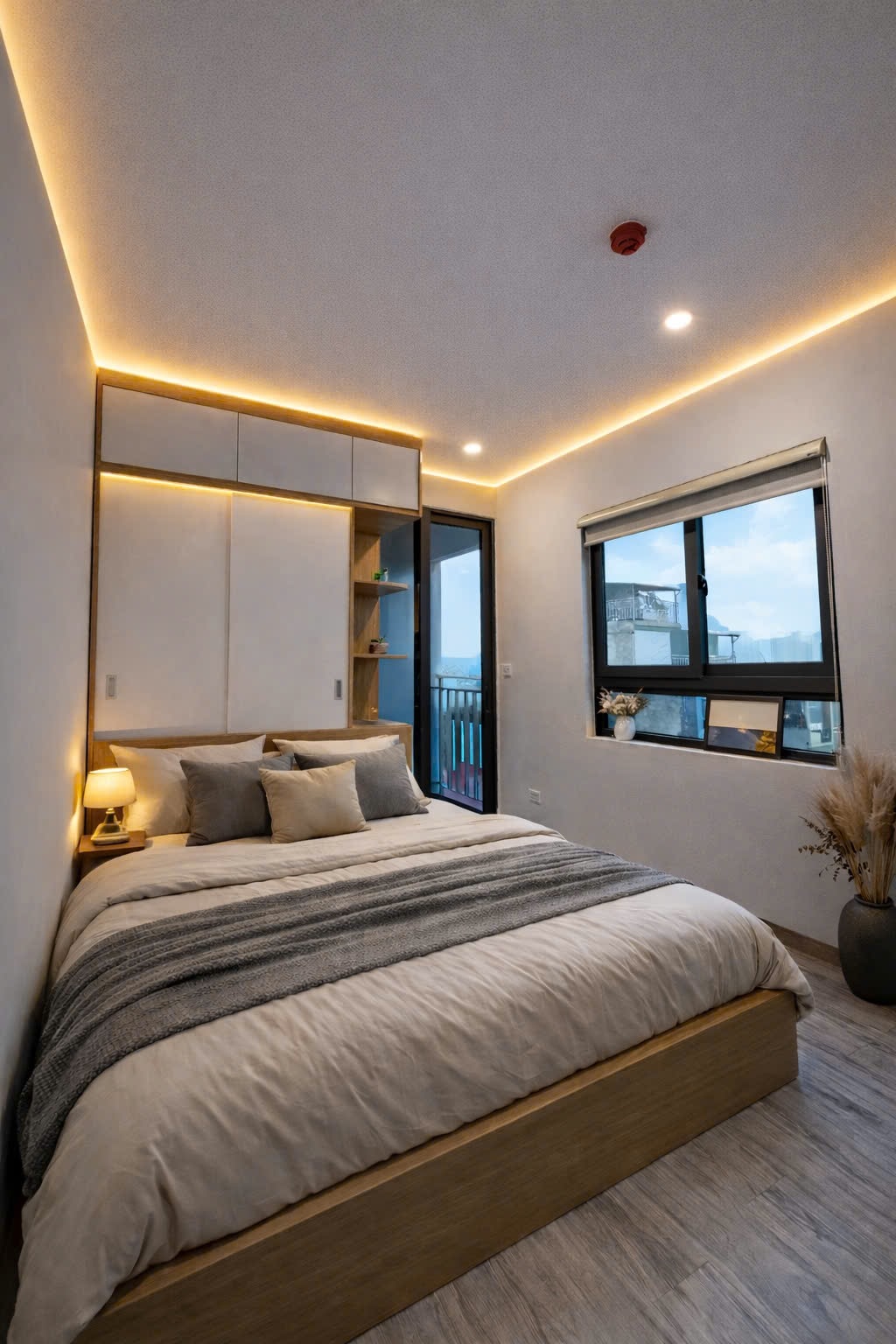 Phòng trọ Studio 25m2 tại ĐT Home Quang Tiến - Nam Từ Liêm - Phòng ngủ