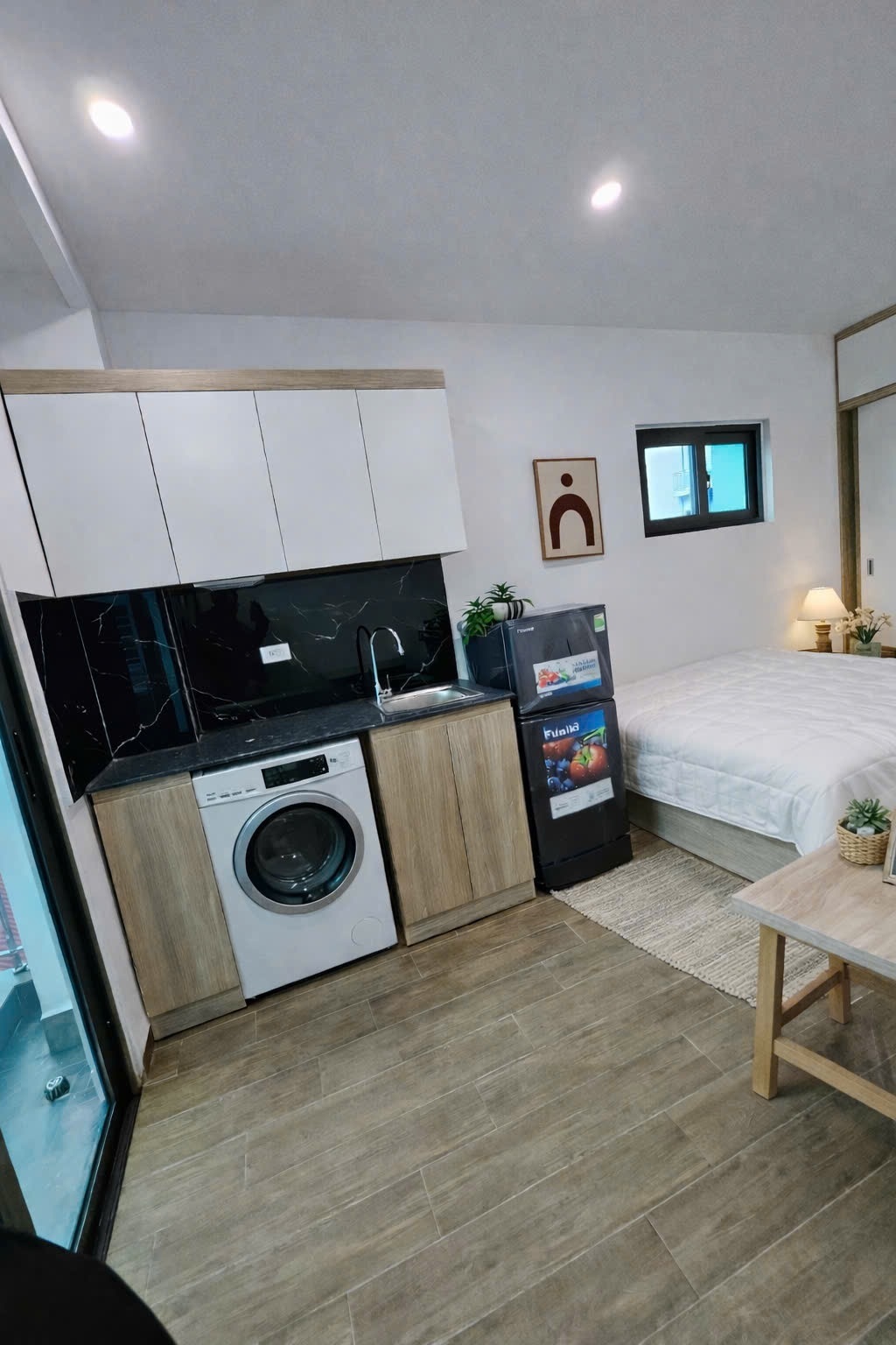 Phòng trọ Studio 30m2 tại ĐT Home Quang Tiến - Nam Từ Liêm - Phòng bếp