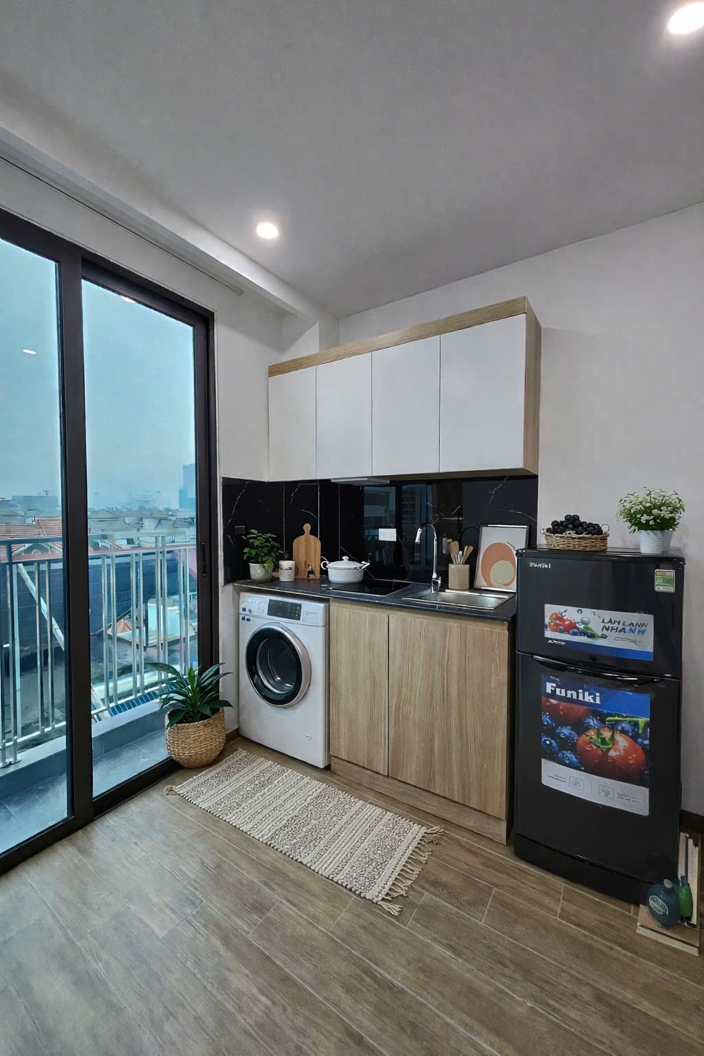 Phòng trọ Studio 30m2 tại ĐT Home Quang Tiến - Nam Từ Liêm - Phòng bếp