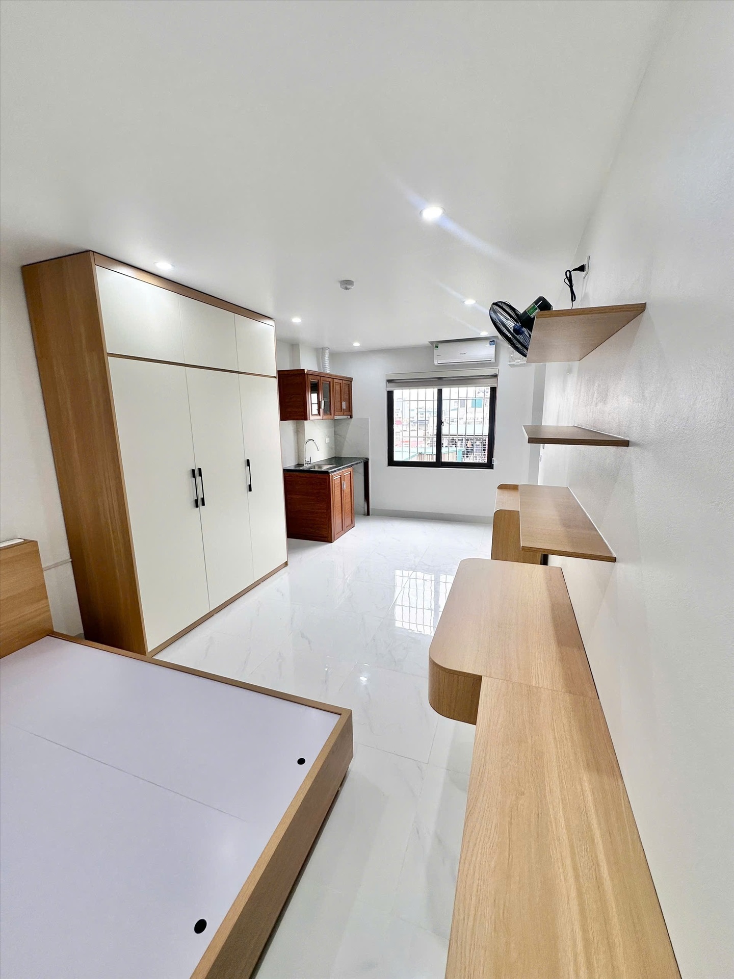 Phòng trọ Studio 35m2 tại GENZ Home Bùi Xương Trạch - Thanh Xuân - Phòng ngủ