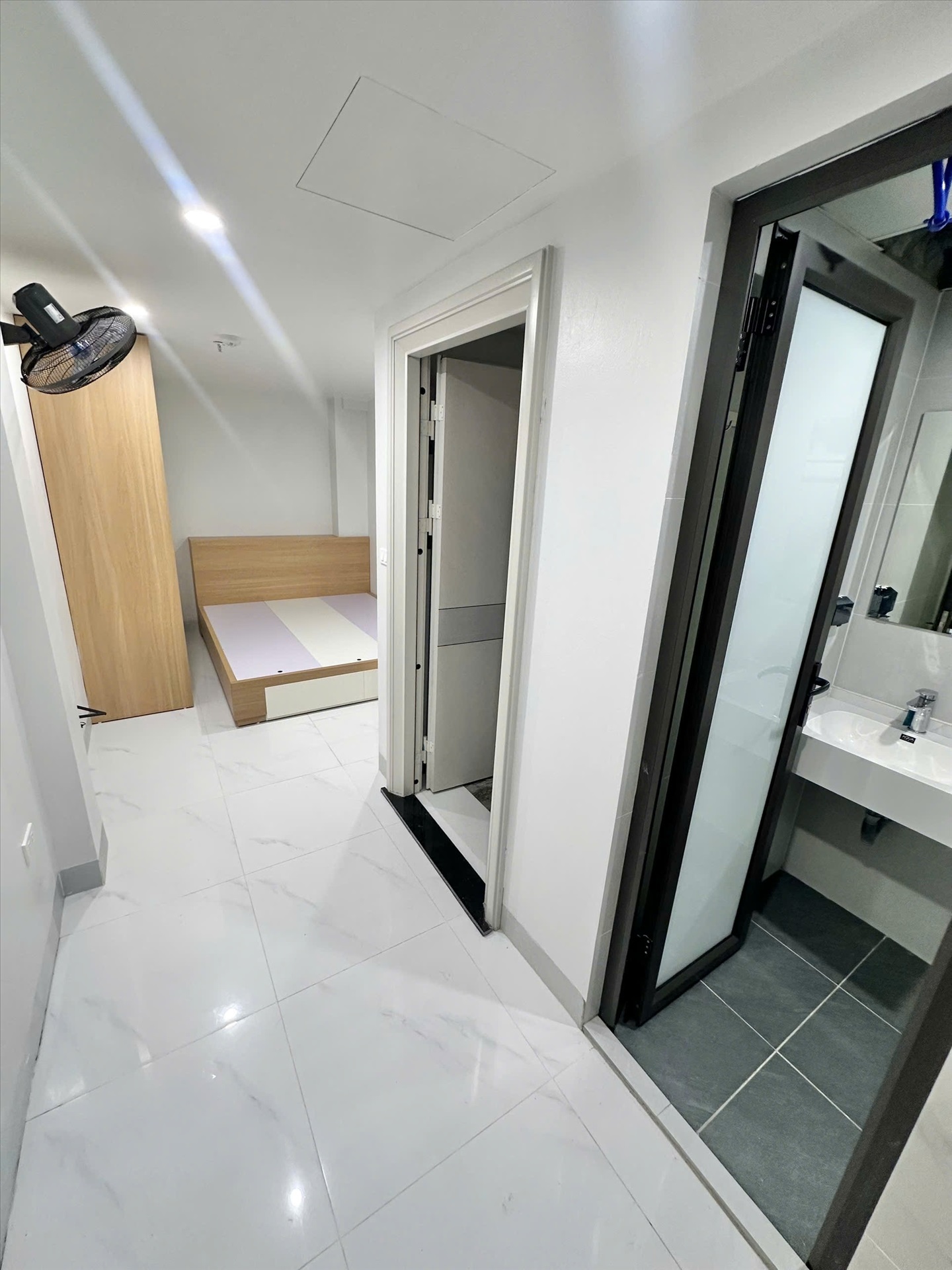 Phòng trọ Studio 40m2 tại GENZ Home Bùi Xương Trạch - Thanh Xuân - Phòng ngủ