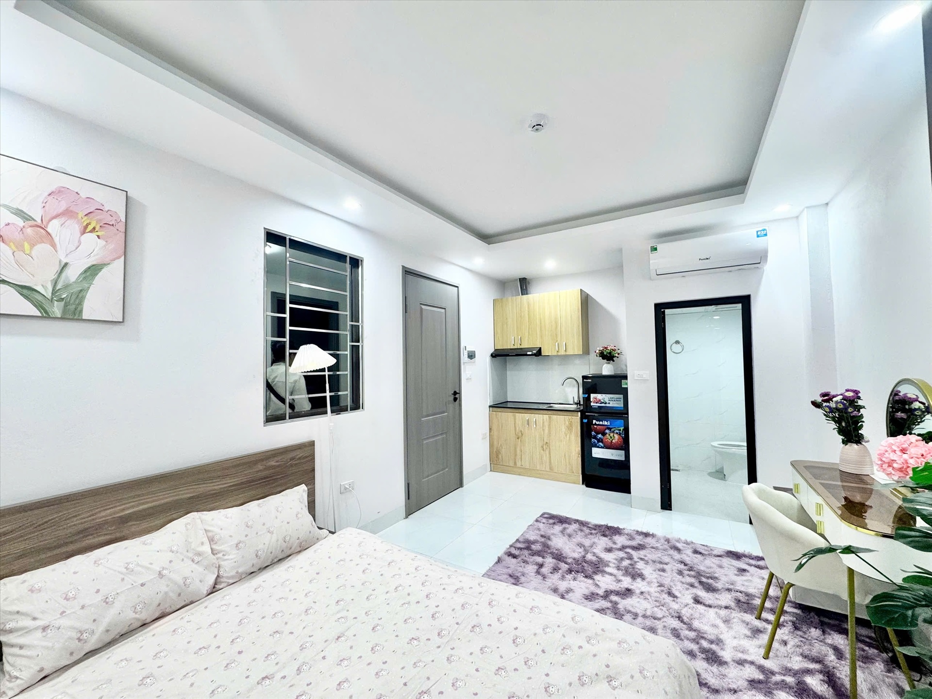 Phòng trọ Studio 25m2 tại Time House 10 Cổ Nhuế - Bắc Từ Liêm - Phòng bếp