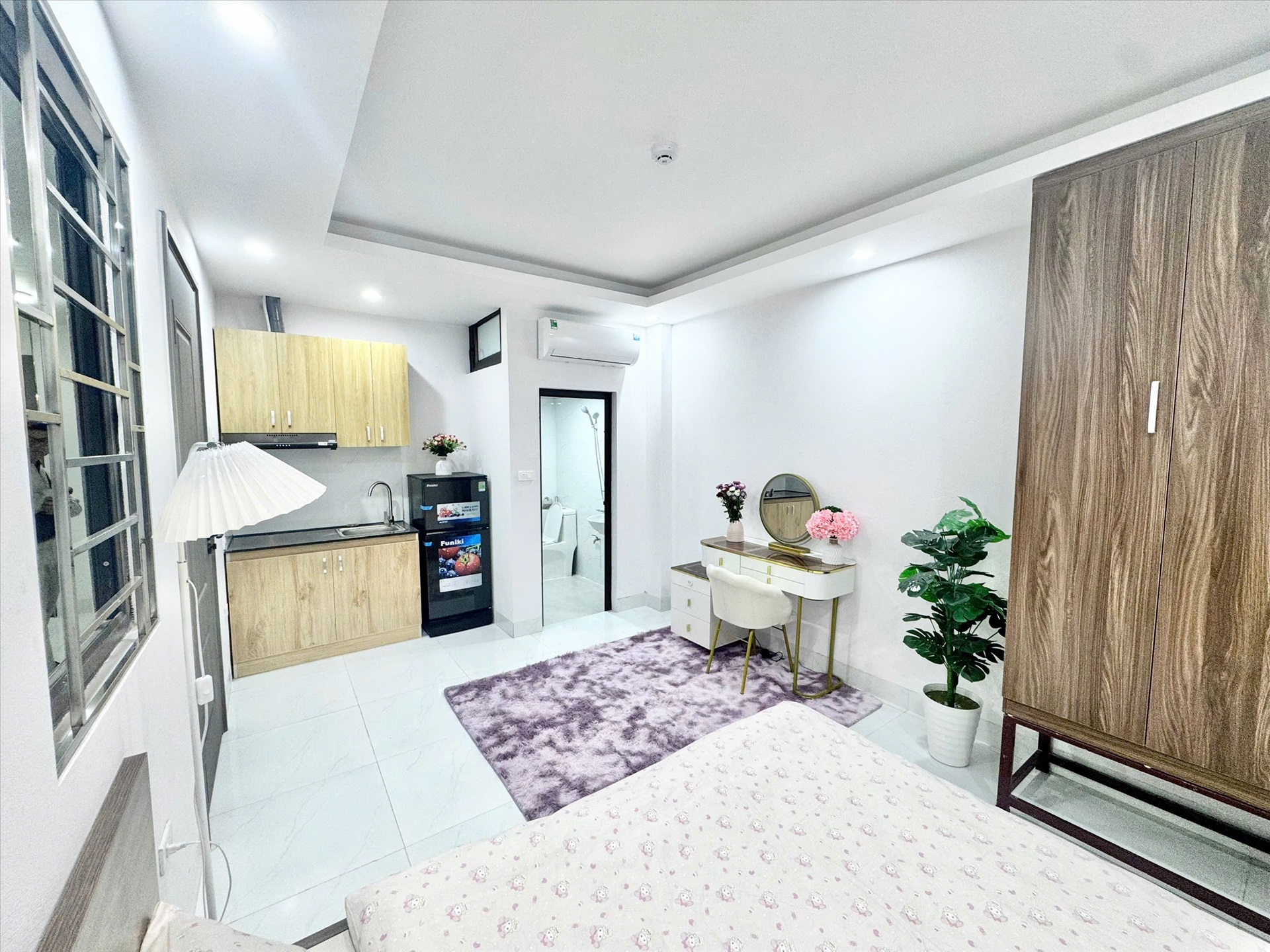 Phòng trọ Studio 25m2 tại Time House 10 Cổ Nhuế - Bắc Từ Liêm - Phòng bếp