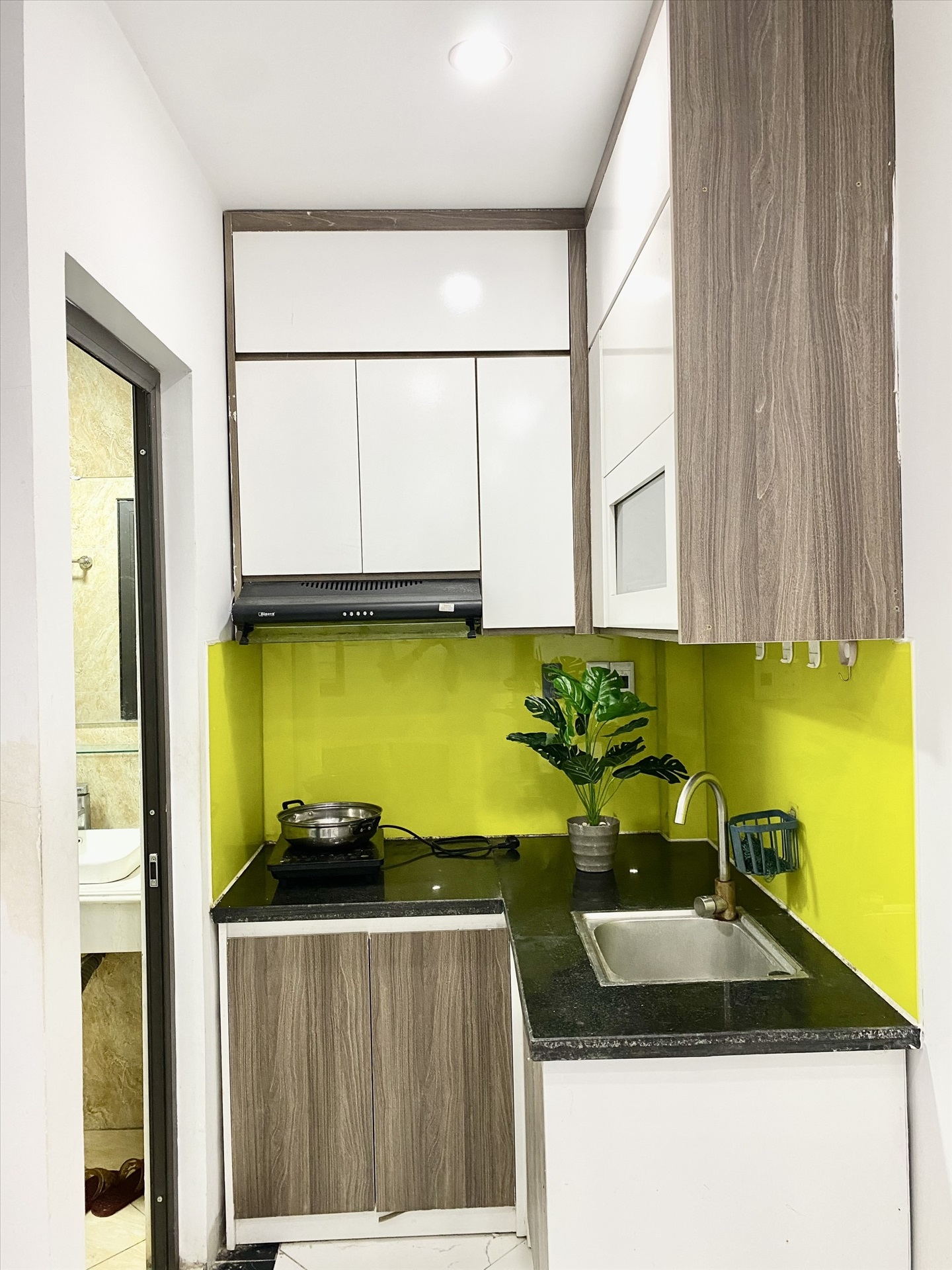 Phòng trọ Studio 25m2 tại Funhome 3 Hoàng Mai - Hoàng Mai - Phòng bếp