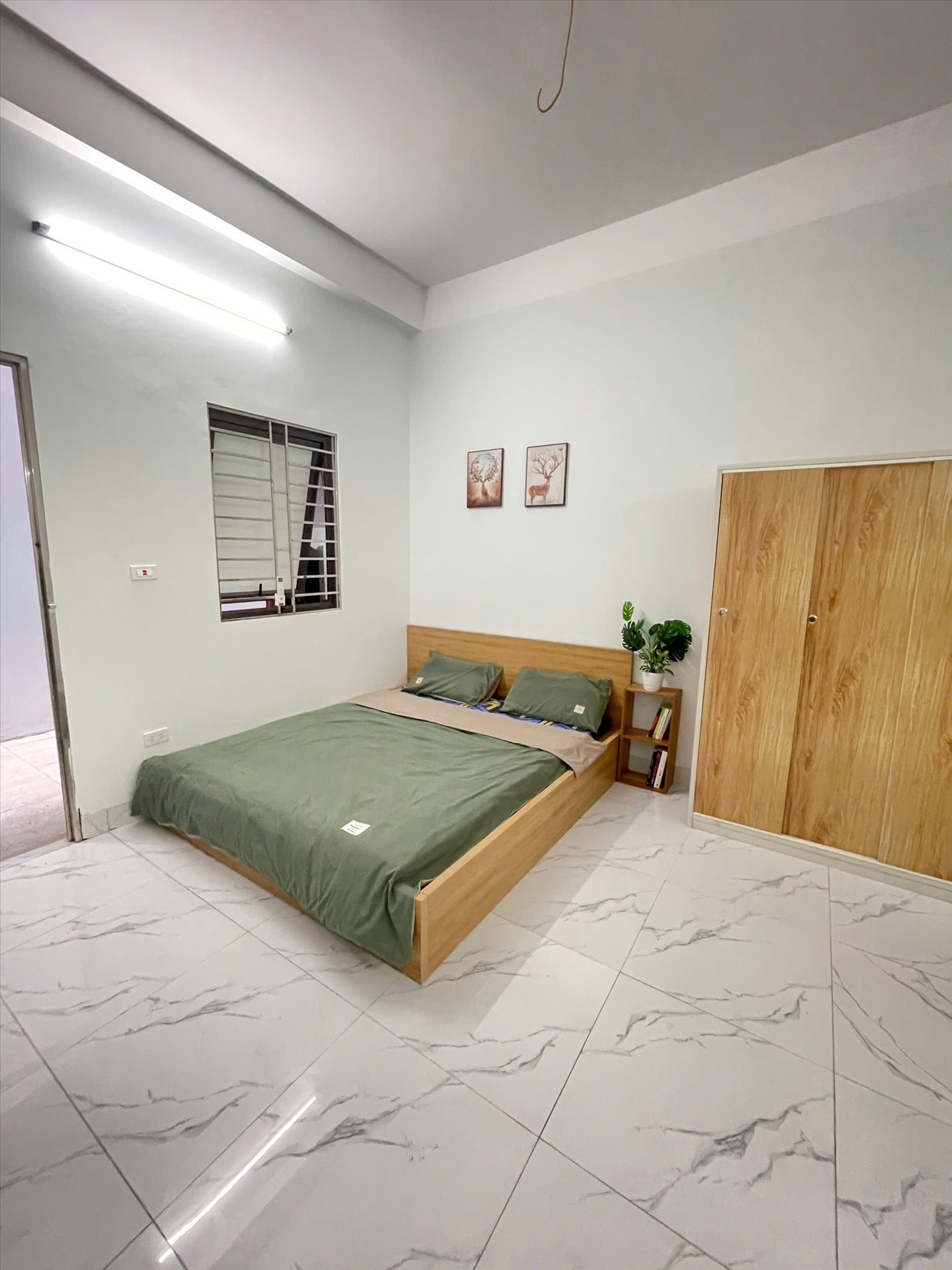 Phòng trọ Studio 25m2 tại Funhome Lĩnh Nam(2) - Hoàng Mai - Phòng ngủ