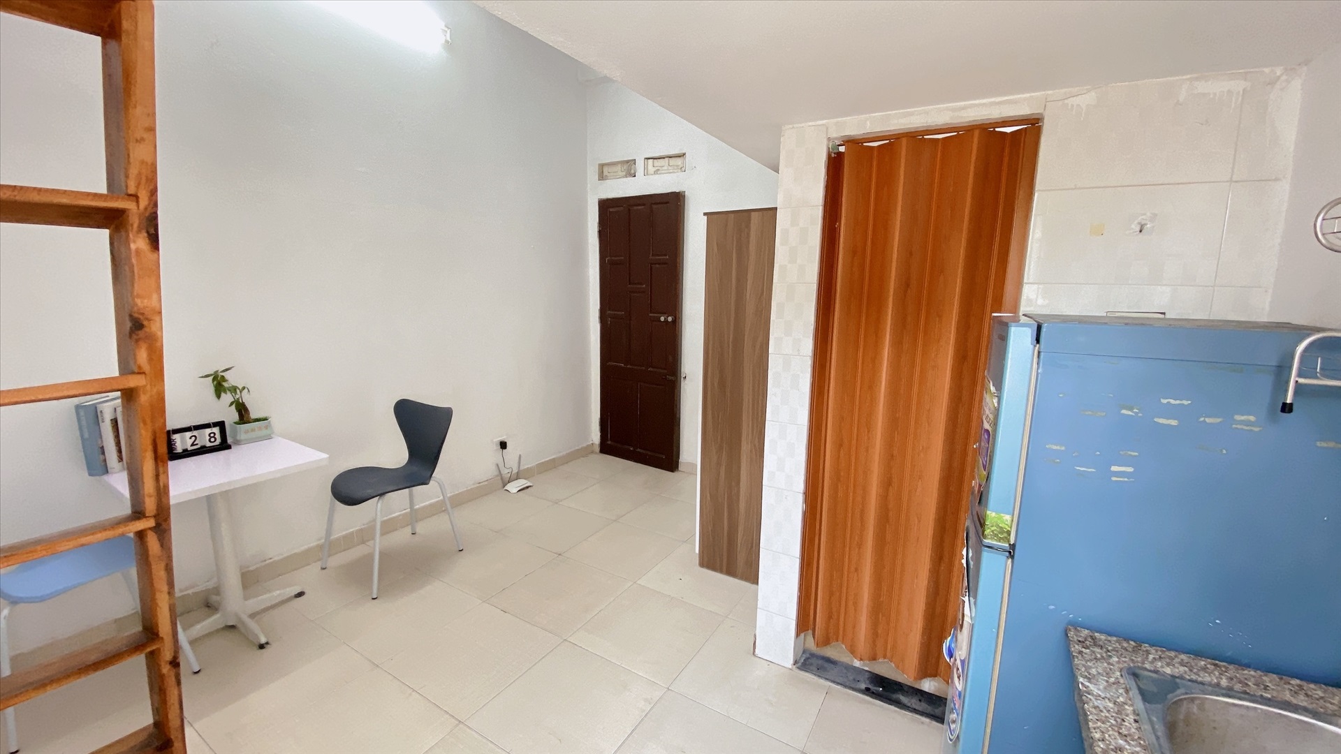 Phòng trọ Duplex 25m2 tại QHOME Đường Láng - Đống Đa - Phòng ngủ