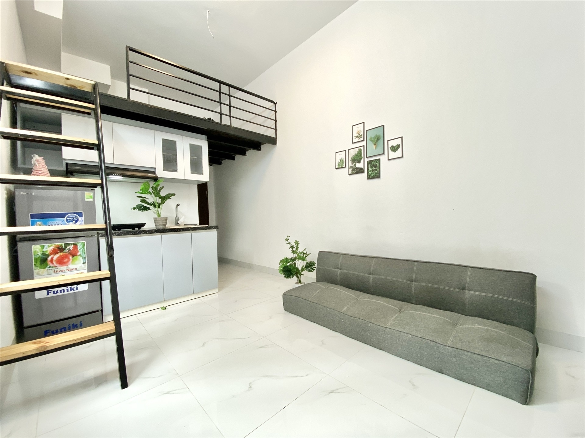 Phòng trọ Studio 25m2 tại Funhome Giải Phóng - Hoàng Mai - Phòng khách