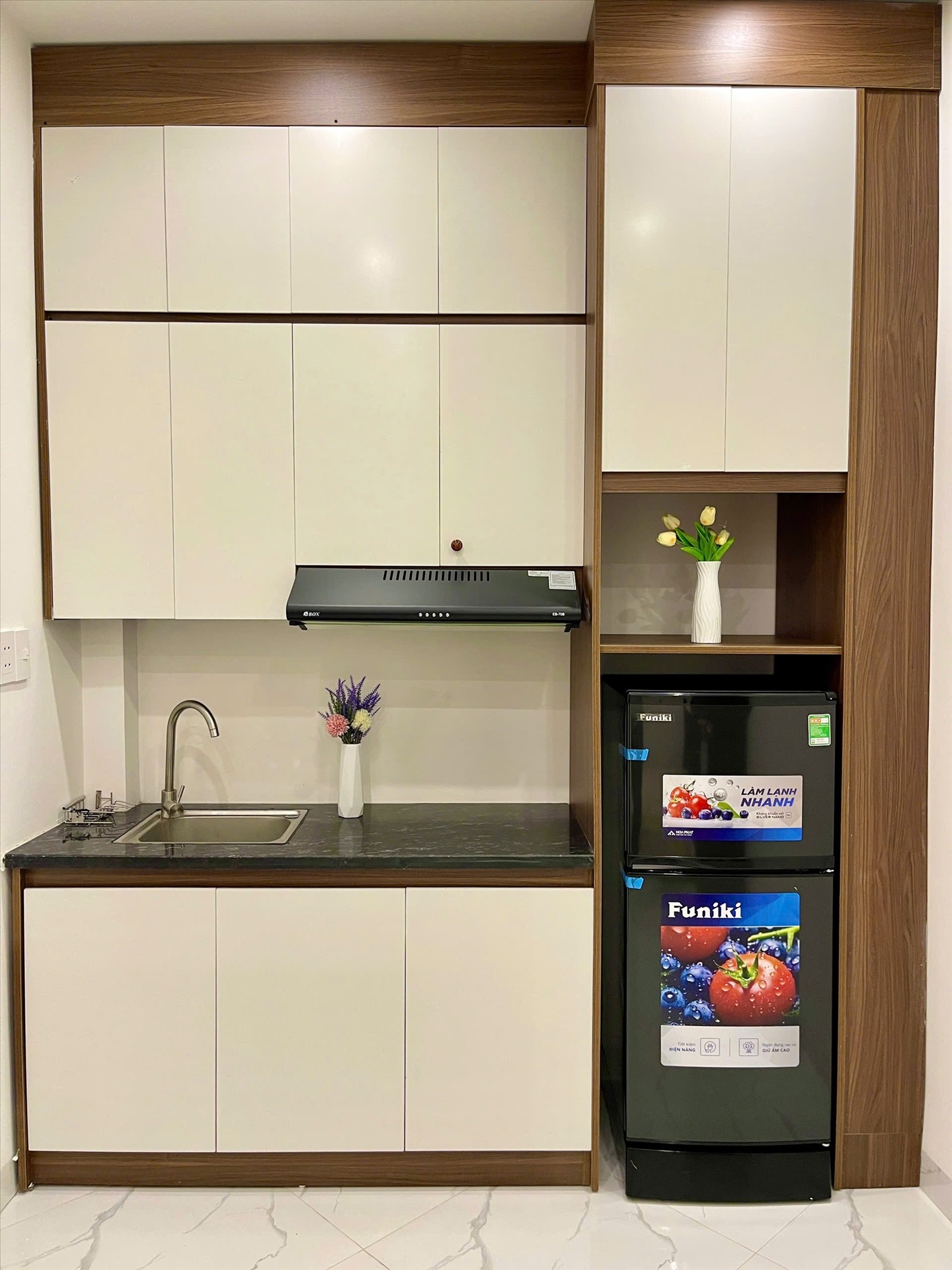 Phòng trọ Studio 25m2 tại Funhome Hoàng Mai(1) - Hoàng Mai - Phòng bếp