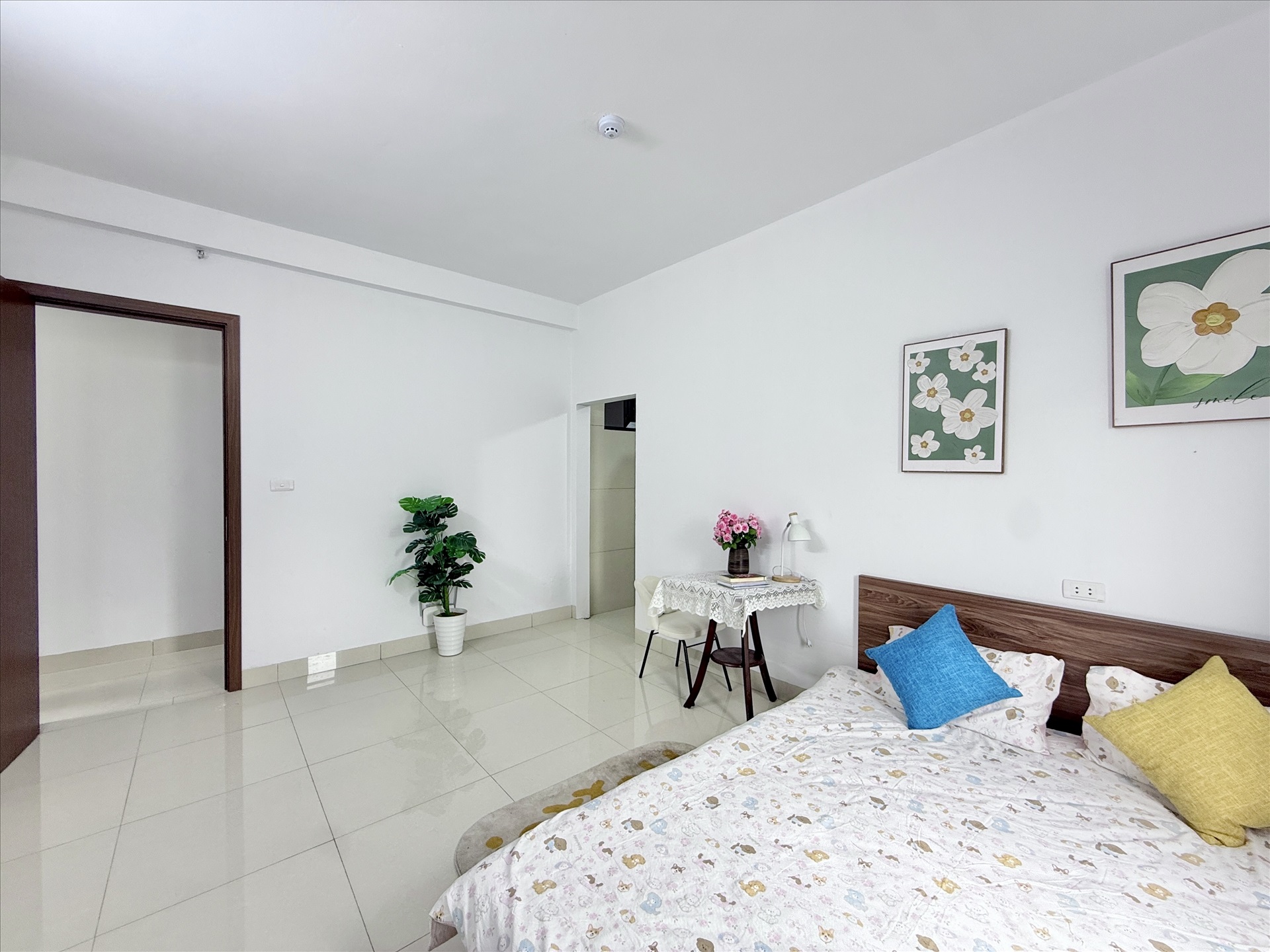 Phòng trọ Studio 27m2 tại Time House 5 Trần Cung - Bắc Từ Liêm - Phòng ngủ