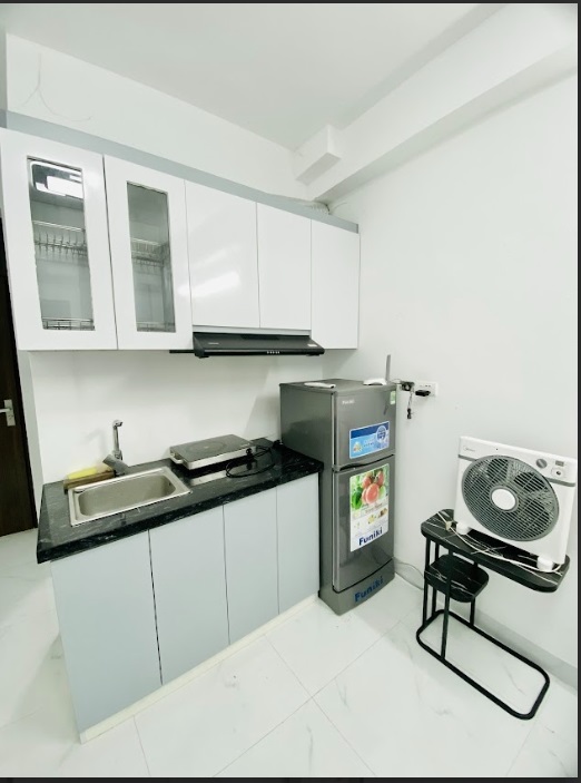 Phòng trọ Studio 25m2 tại Funhome Giải Phóng - Hoàng Mai - Phòng bếp