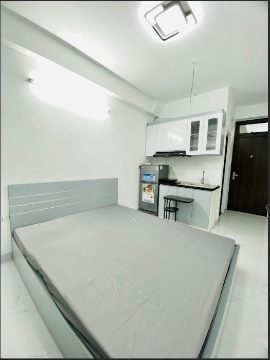 Phòng trọ Studio 25m2 tại Funhome Giải Phóng - Hoàng Mai - Phòng ngủ