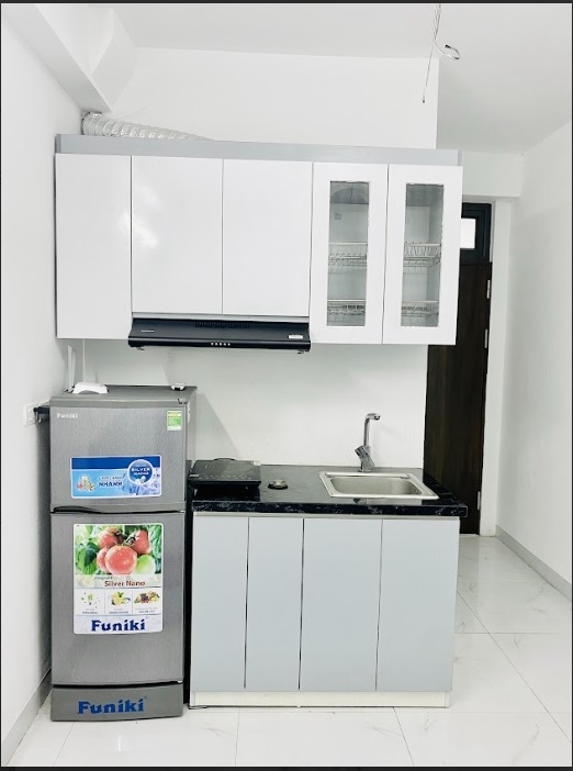 Phòng trọ Studio 25m2 tại Funhome Giải Phóng - Hoàng Mai - Phòng bếp