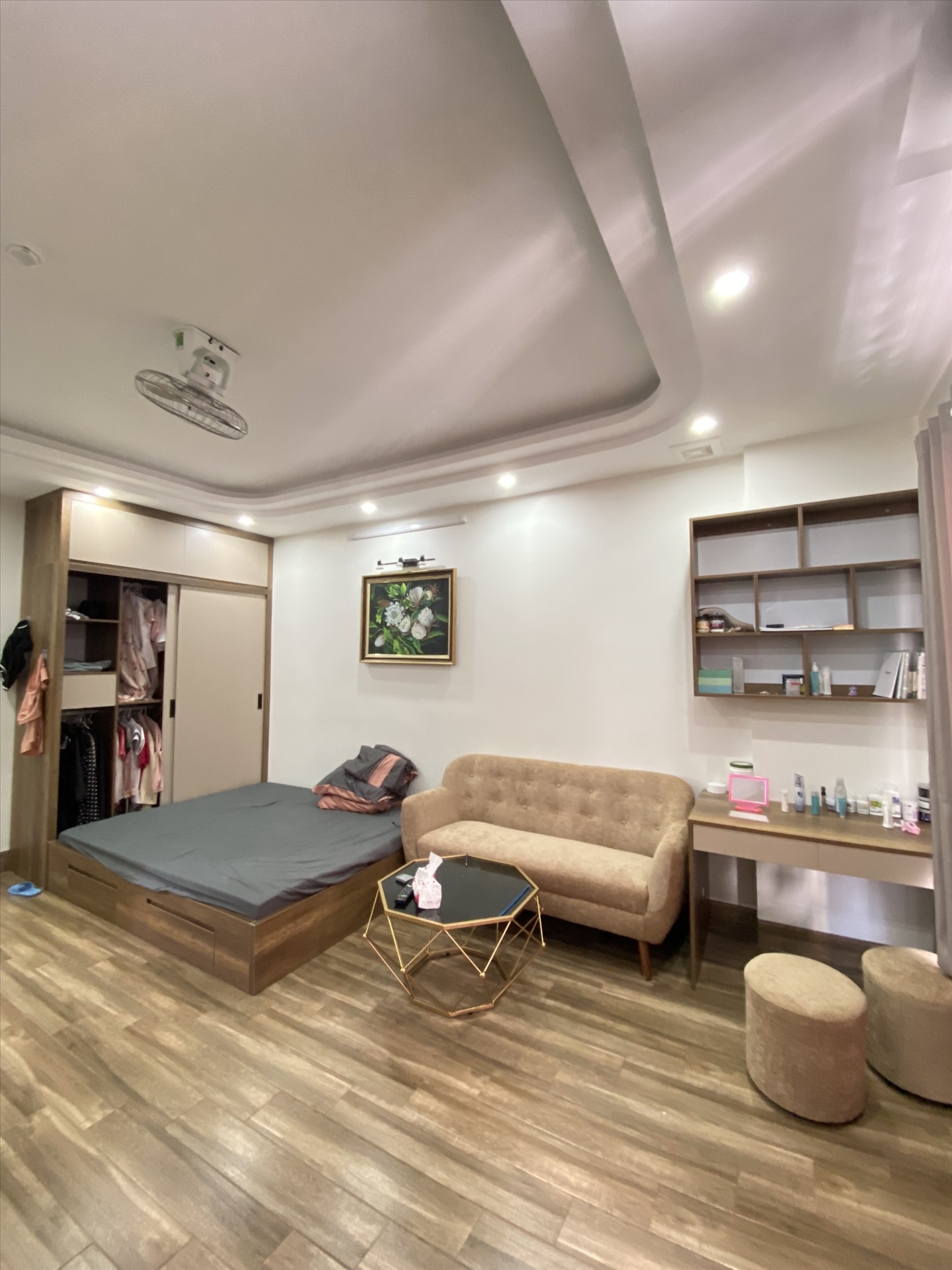 Phòng trọ Studio 28m2 tại Airstay Cự Lộc - Thanh Xuân - Phòng ngủ