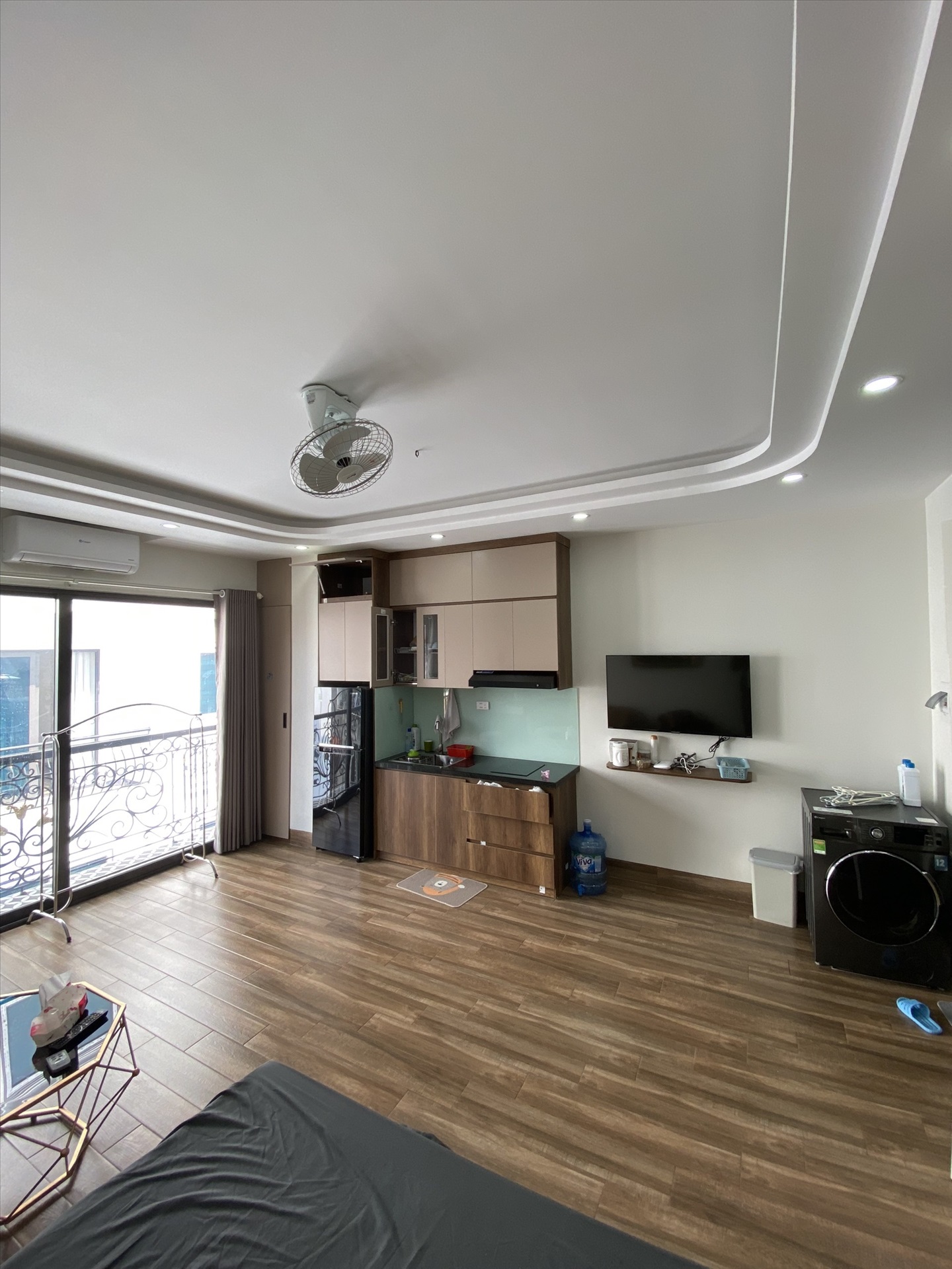 Phòng trọ Studio 28m2 tại Airstay Cự Lộc - Thanh Xuân - Phòng bếp