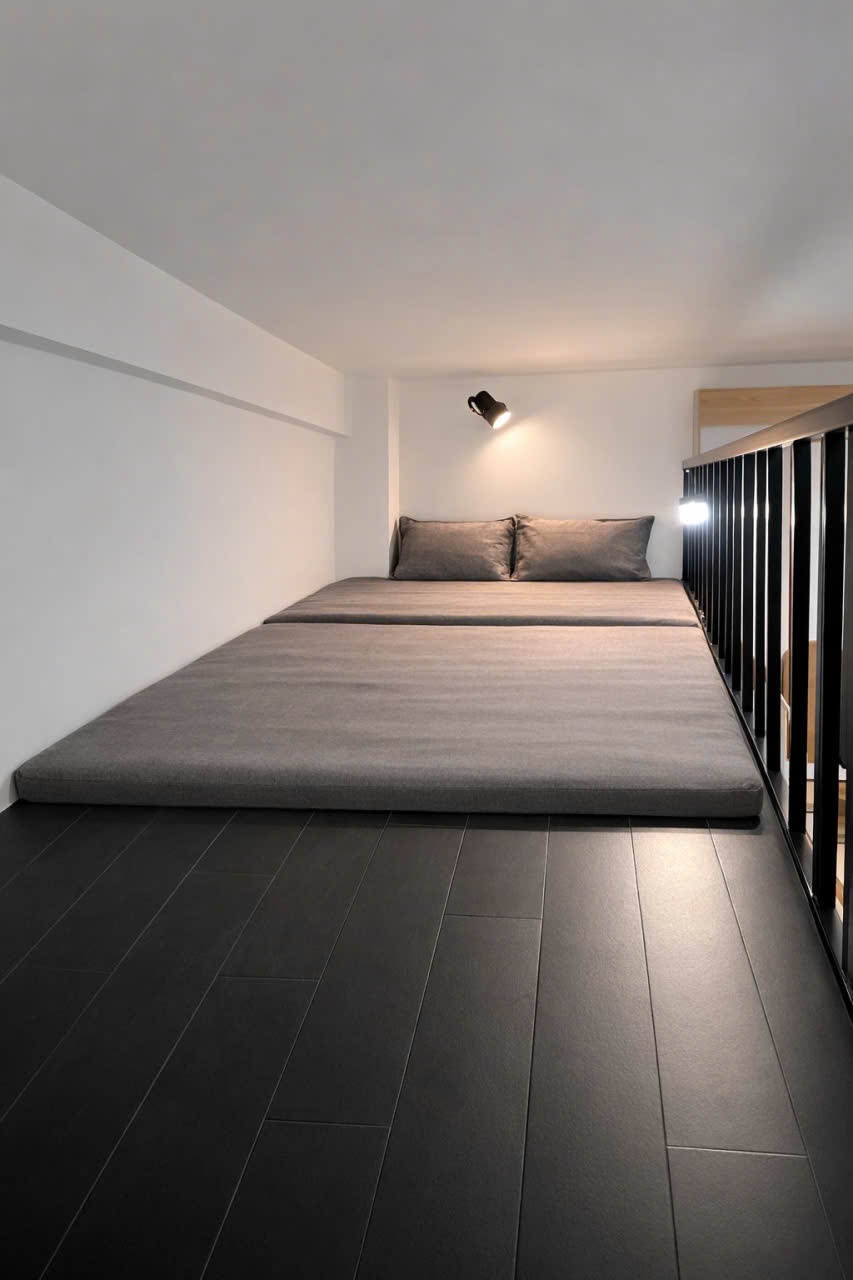 Phòng trọ Duplex 20m2 tại ĐT House Khương Trung - Thanh Xuân - Phòng ngủ