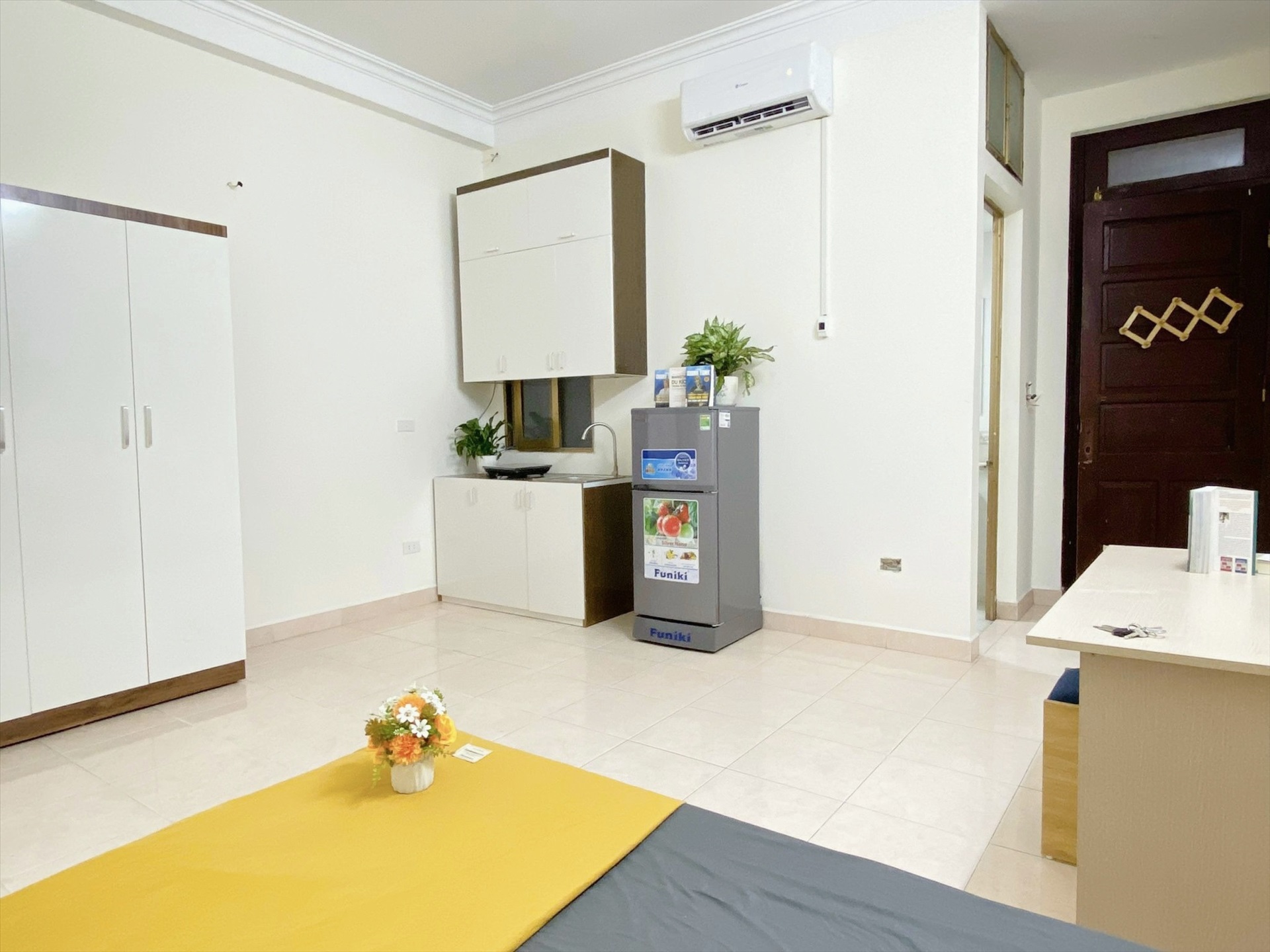 Phòng trọ Studio 22m2 tại Suha Home Nguyễn Khả Trạc - Cầu Giấy - Phòng bếp