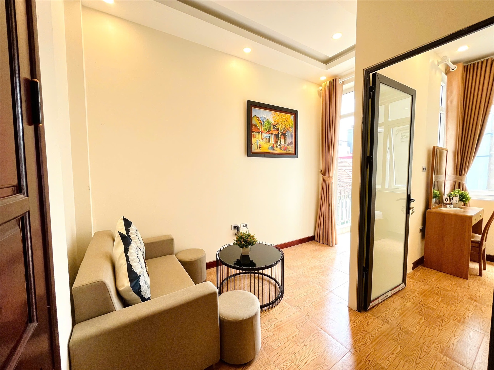 Phòng trọ 1 Phòng ngủ 30m2 tại 4PS Housing Nguyễn Khánh Toàn - Cầu Giấy - Phòng khách