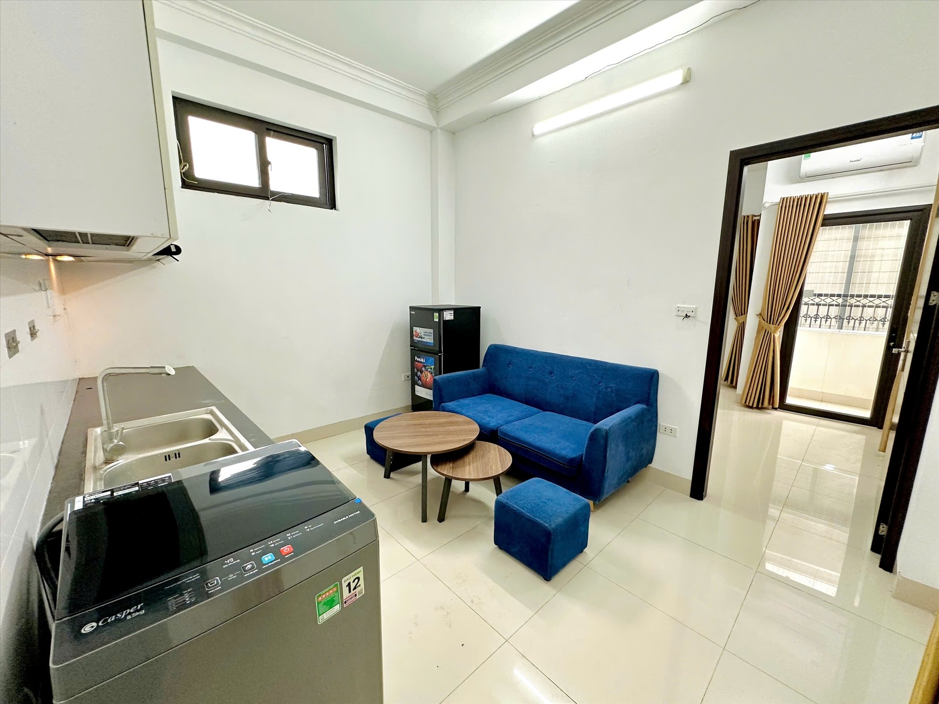 Phòng trọ 1 Phòng ngủ 40m2 tại TT House 3 Nguyễn Khánh Toàn - Cầu Giấy - Phòng khách