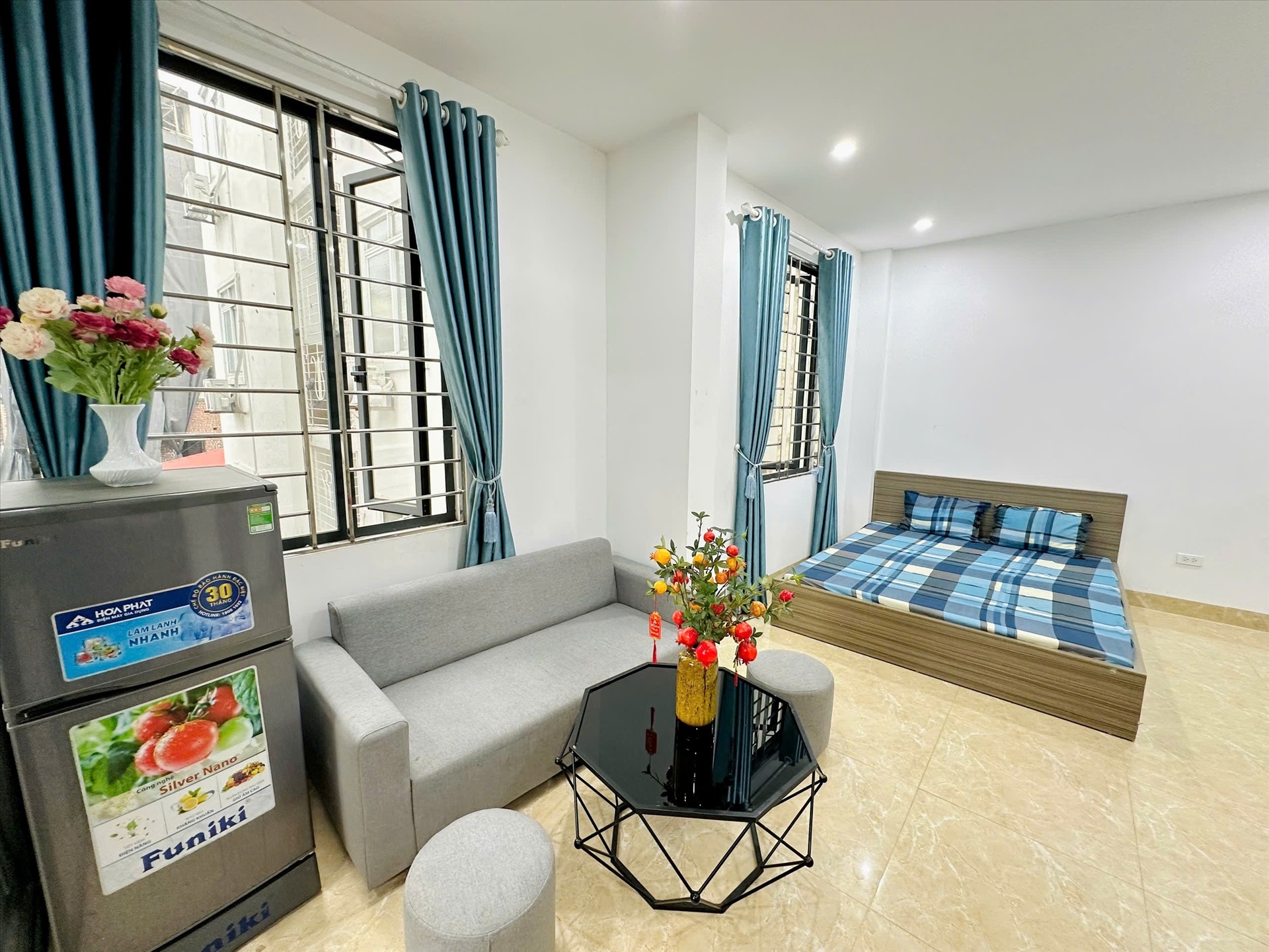 Phòng trọ 1 Phòng ngủ 30m2 tại TT House 2 Trần Duy Hưng - Cầu Giấy - Phòng khách