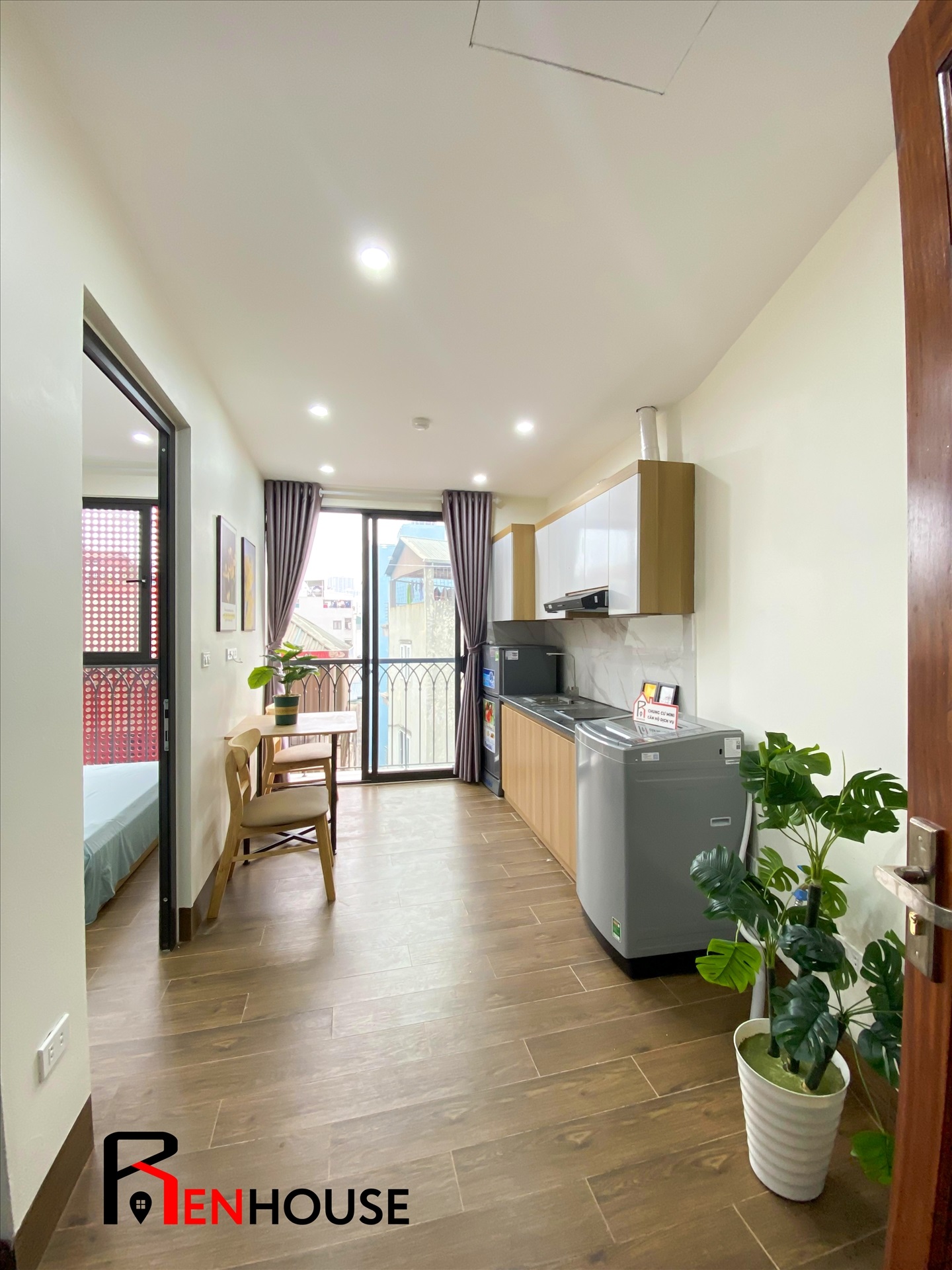 Phòng trọ 1 Phòng ngủ 33m2 tại RenHouse 4 Trần Thái Tông - Cầu Giấy - Phòng bếp