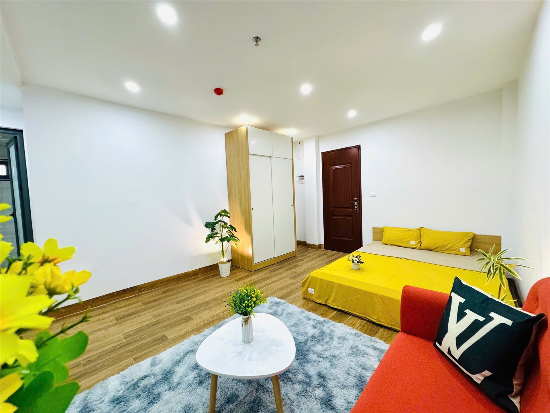 Phòng trọ Studio 25m2 tại Vihome Plus Lê Quang Đạo - Nam Từ Liêm - Phòng ngủ