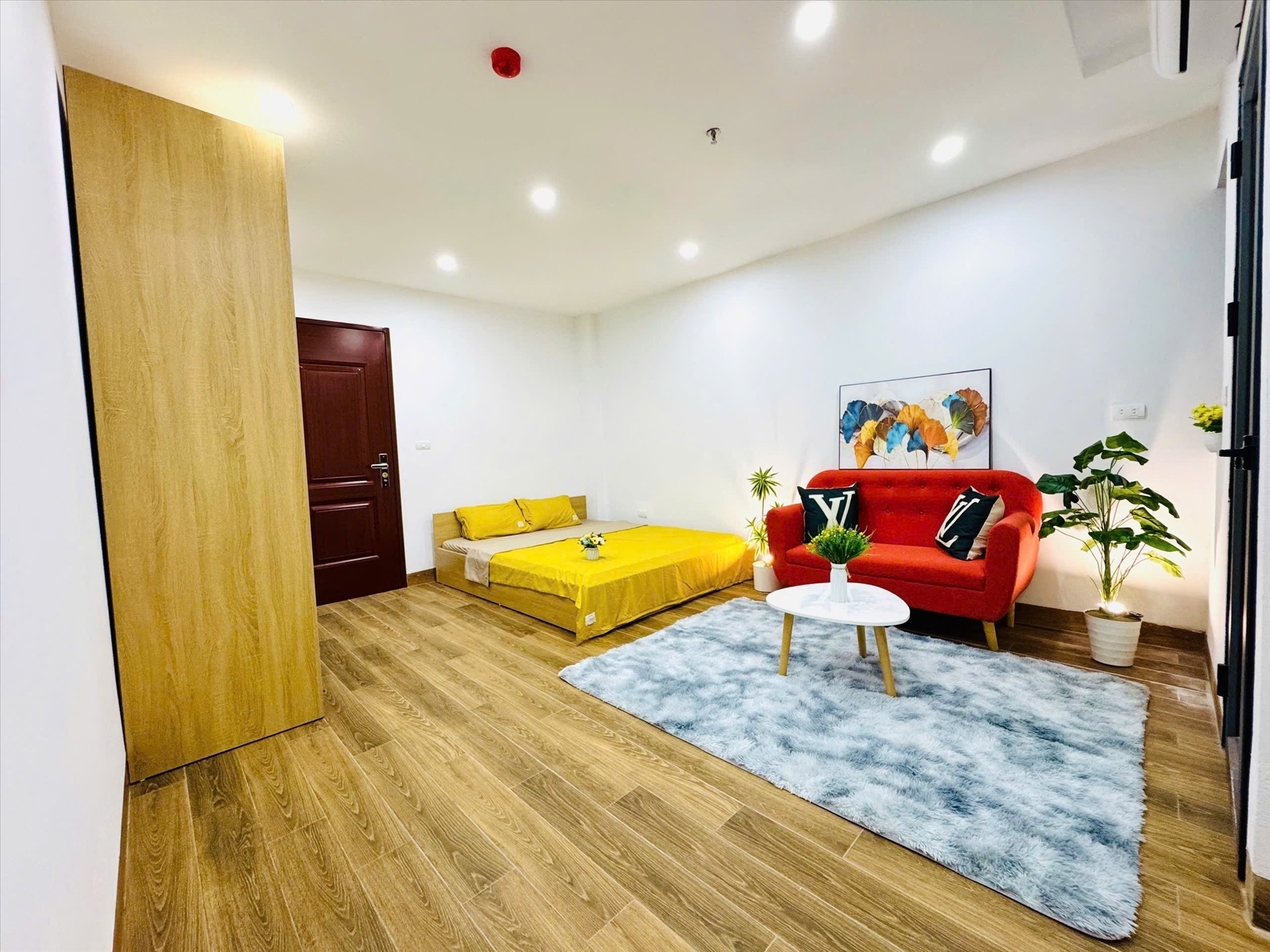 Phòng trọ Studio 25m2 tại Vihome Plus Lê Quang Đạo - Nam Từ Liêm - Phòng ngủ