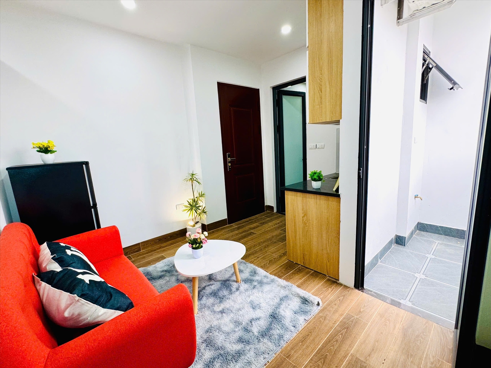 Phòng trọ 1 Phòng ngủ 40m2 tại Vihome Plus Lê Quang Đạo - Nam Từ Liêm - Phòng khách