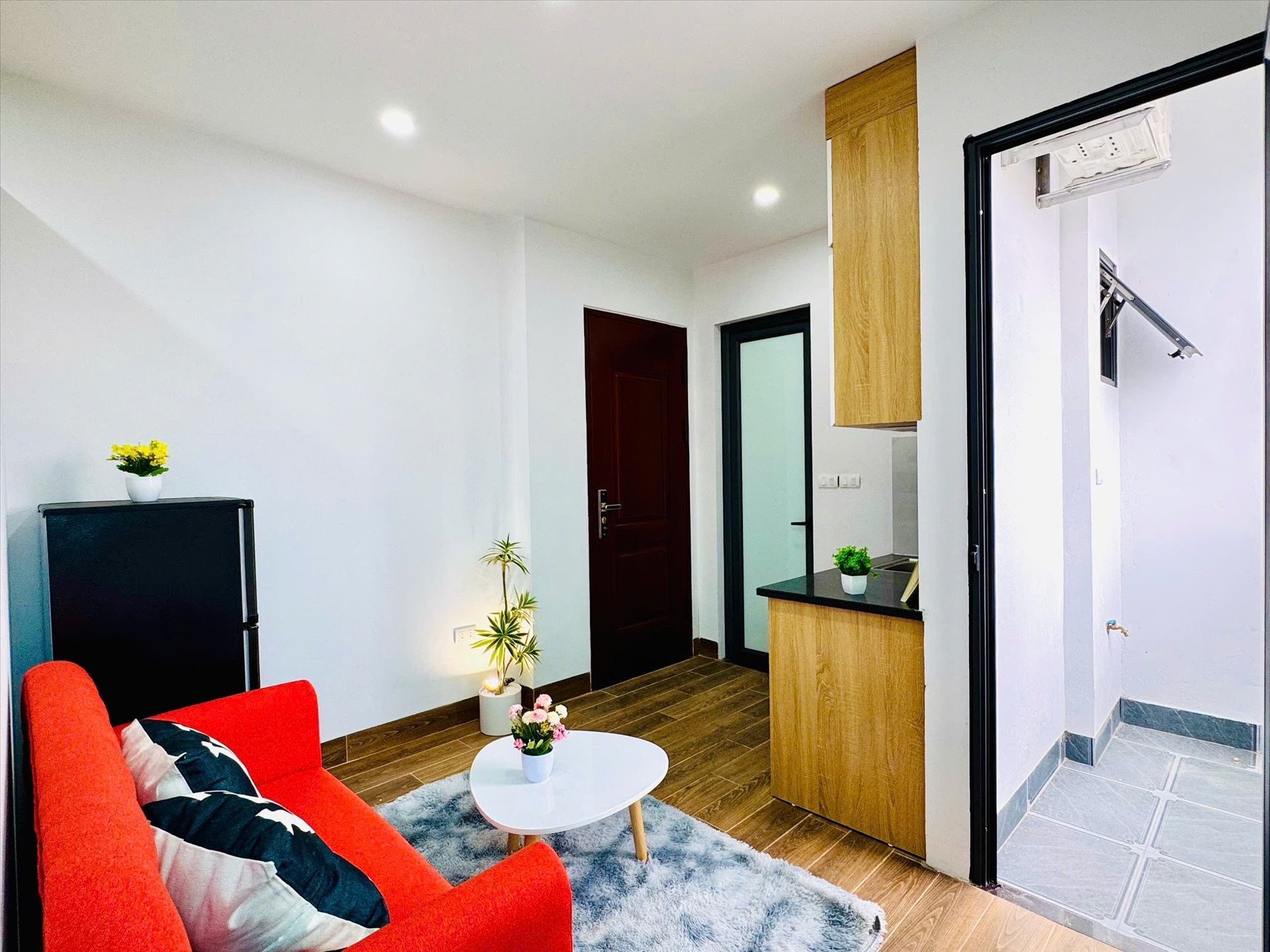 Phòng trọ 1 Phòng ngủ 40m2 tại Vihome Plus Lê Quang Đạo - Nam Từ Liêm - Phòng khách