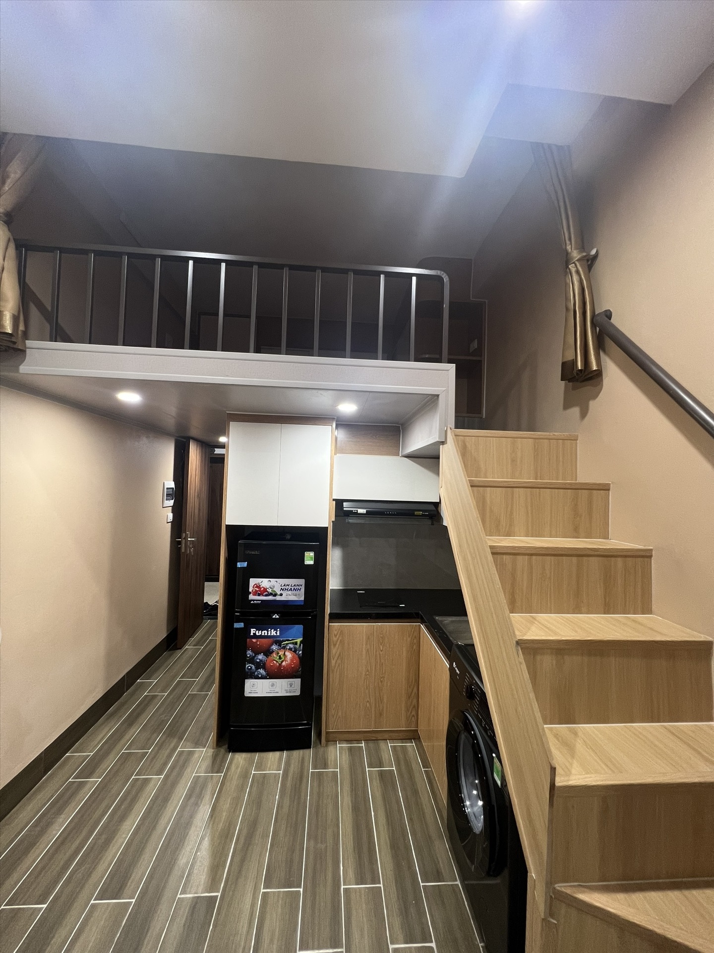 Phòng trọ Duplex 20m2 tại GENZ Home Kiều Mai - Bắc Từ Liêm - Phòng bếp