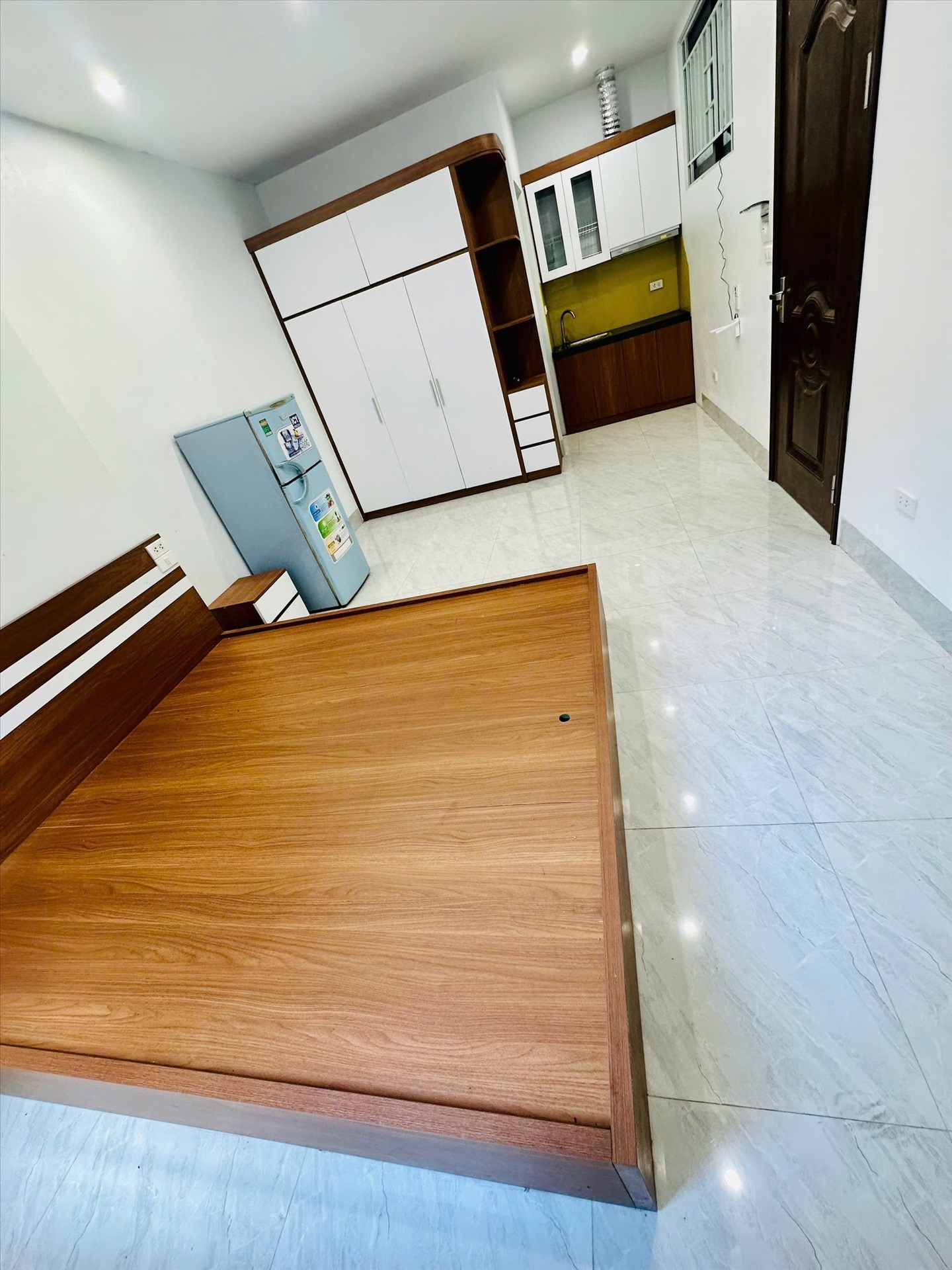 Phòng trọ Studio 20m2 tại GENZ Home Xuân Phương - Nam Từ Liêm - Phòng ngủ