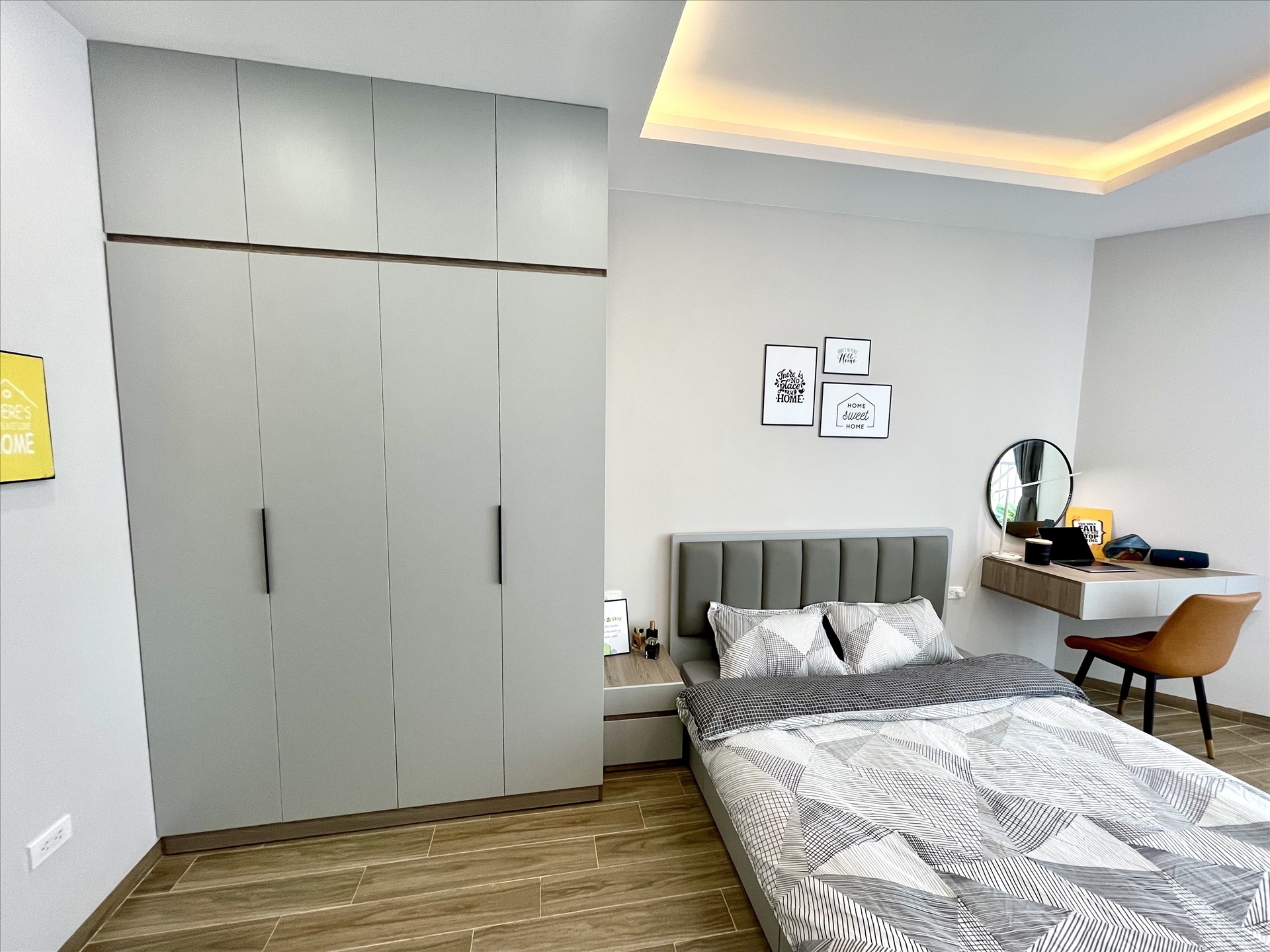 Phòng trọ Studio 33m2 tại Airstay 1 Lê Thanh Nghị - Hai Bà Trưng  - Phòng ngủ