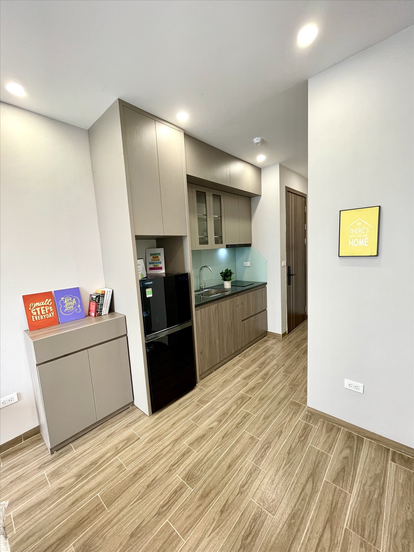 Phòng trọ Studio 33m2 tại Airstay 1 Lê Thanh Nghị - Hai Bà Trưng  - Phòng bếp