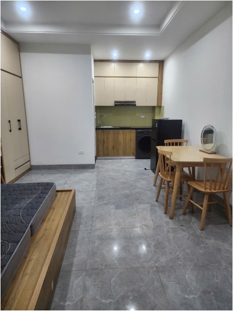 Phòng trọ Studio 33m2 tại KC Land Trung Kính - Cầu Giấy - Phòng bếp