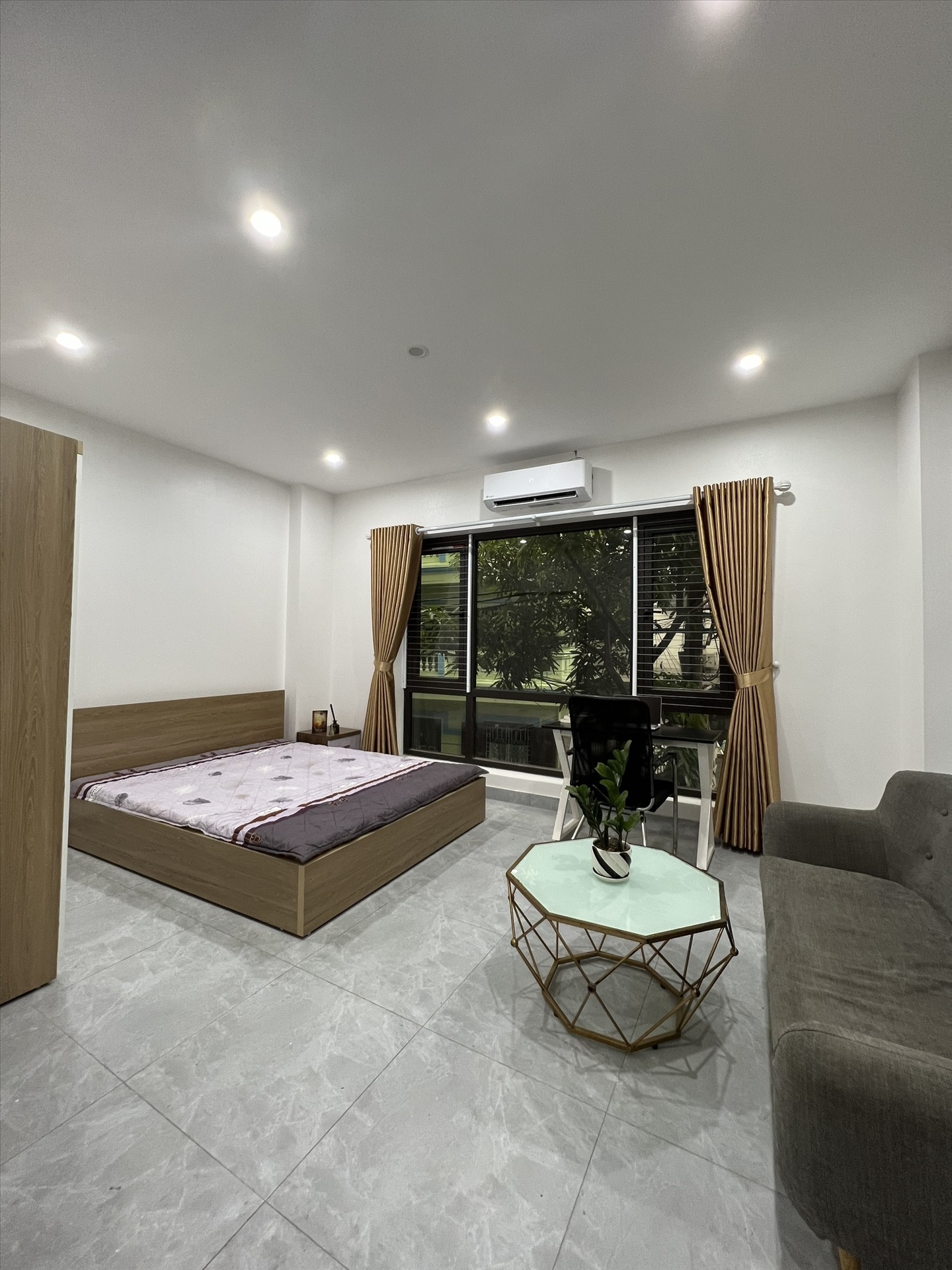 Phòng trọ Studio 33m2 tại Salahomes 2 Bùi Xương Trạch - Thanh Xuân - Phòng ngủ