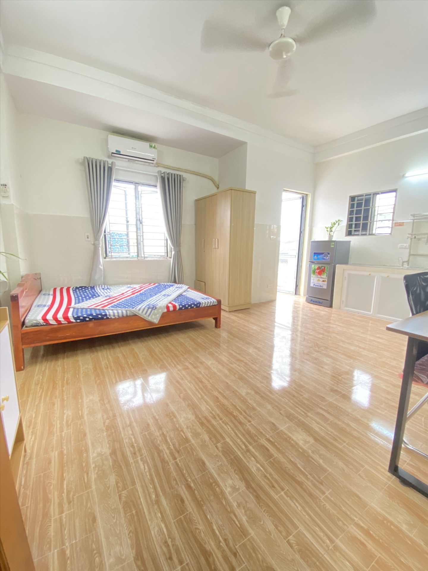 Phòng trọ Studio 33m2 tại PTC House Vũ Tông Phan - Thanh Xuân  - Phòng ngủ