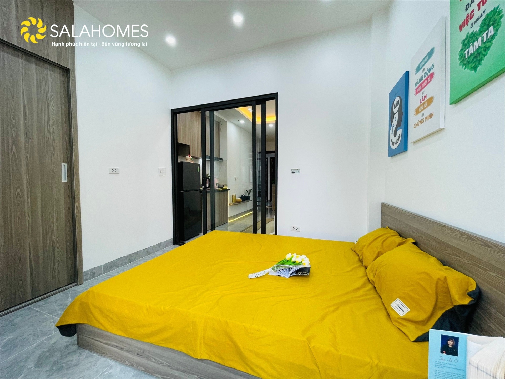 Phòng trọ 1 Phòng ngủ 40m2 tại Salahomes Pháo Đài Láng - Đống Đa - Phòng ngủ