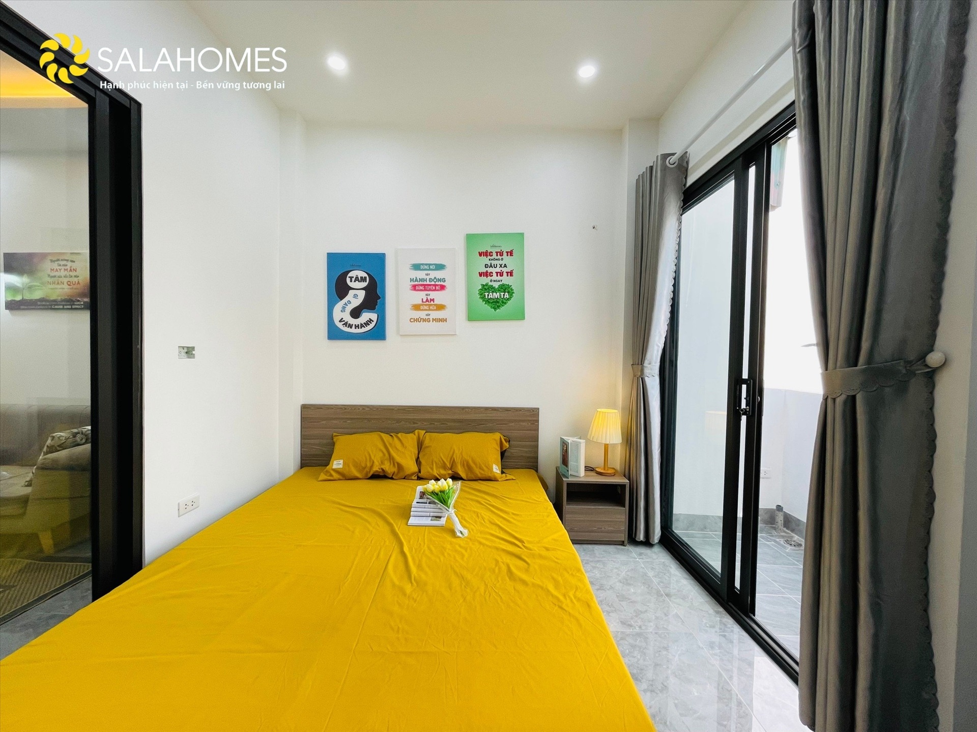 Phòng trọ 1 Phòng ngủ 40m2 tại Salahomes Pháo Đài Láng - Đống Đa - Phòng ngủ