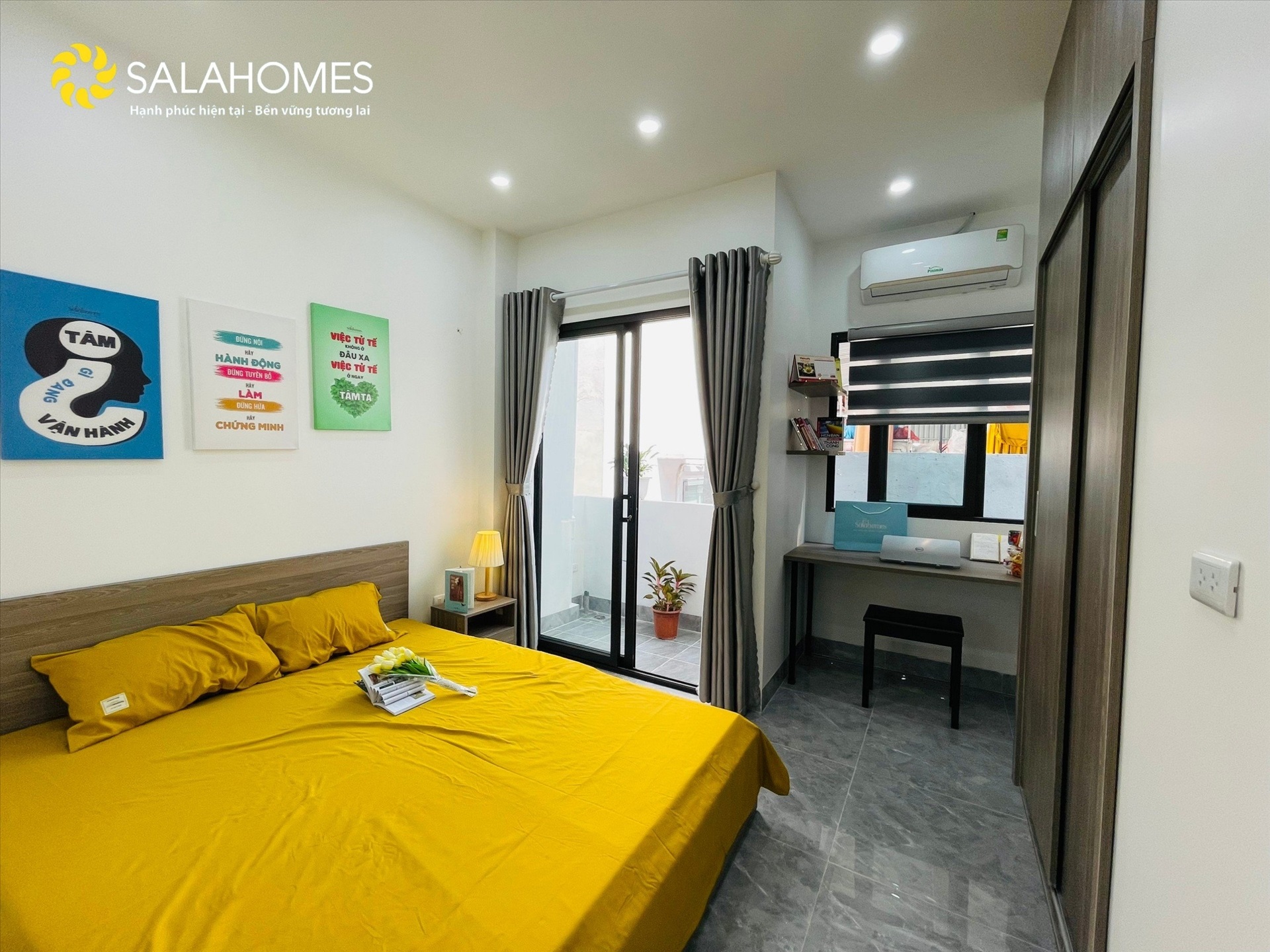 Phòng trọ 1 Phòng ngủ 40m2 tại Salahomes Pháo Đài Láng - Đống Đa - Phòng ngủ