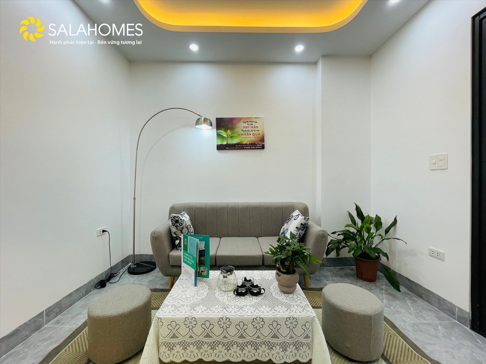 Phòng trọ 1 Phòng ngủ 40m2 tại Salahomes Pháo Đài Láng - Đống Đa - Phòng khách