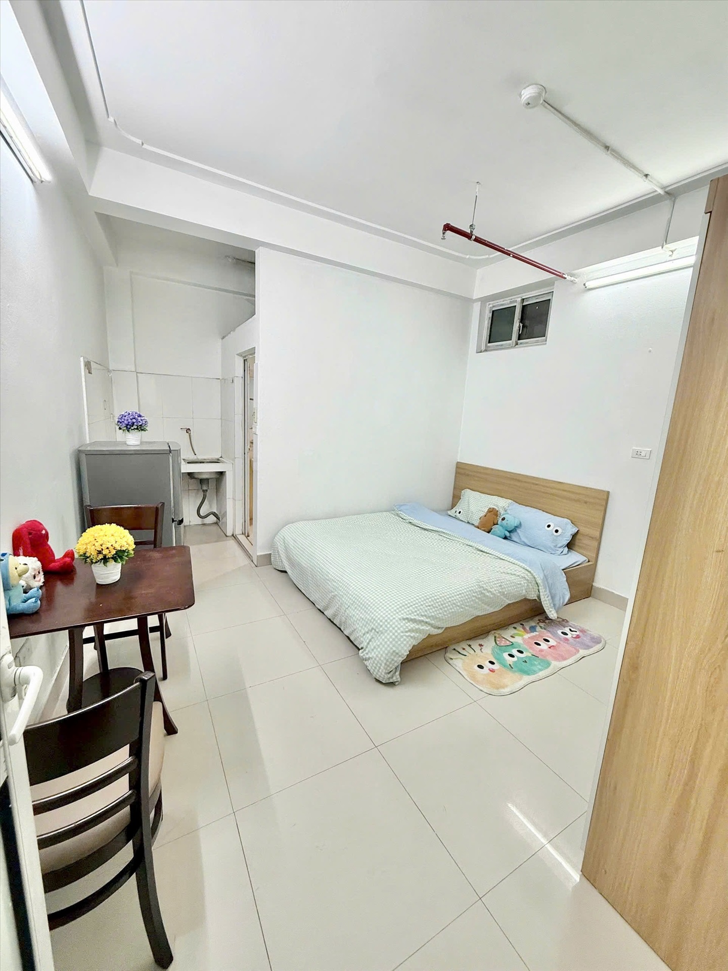 Phòng trọ Studio 25m2 tại Time House Pháo Đài Láng - Đống Đa - Phòng bếp