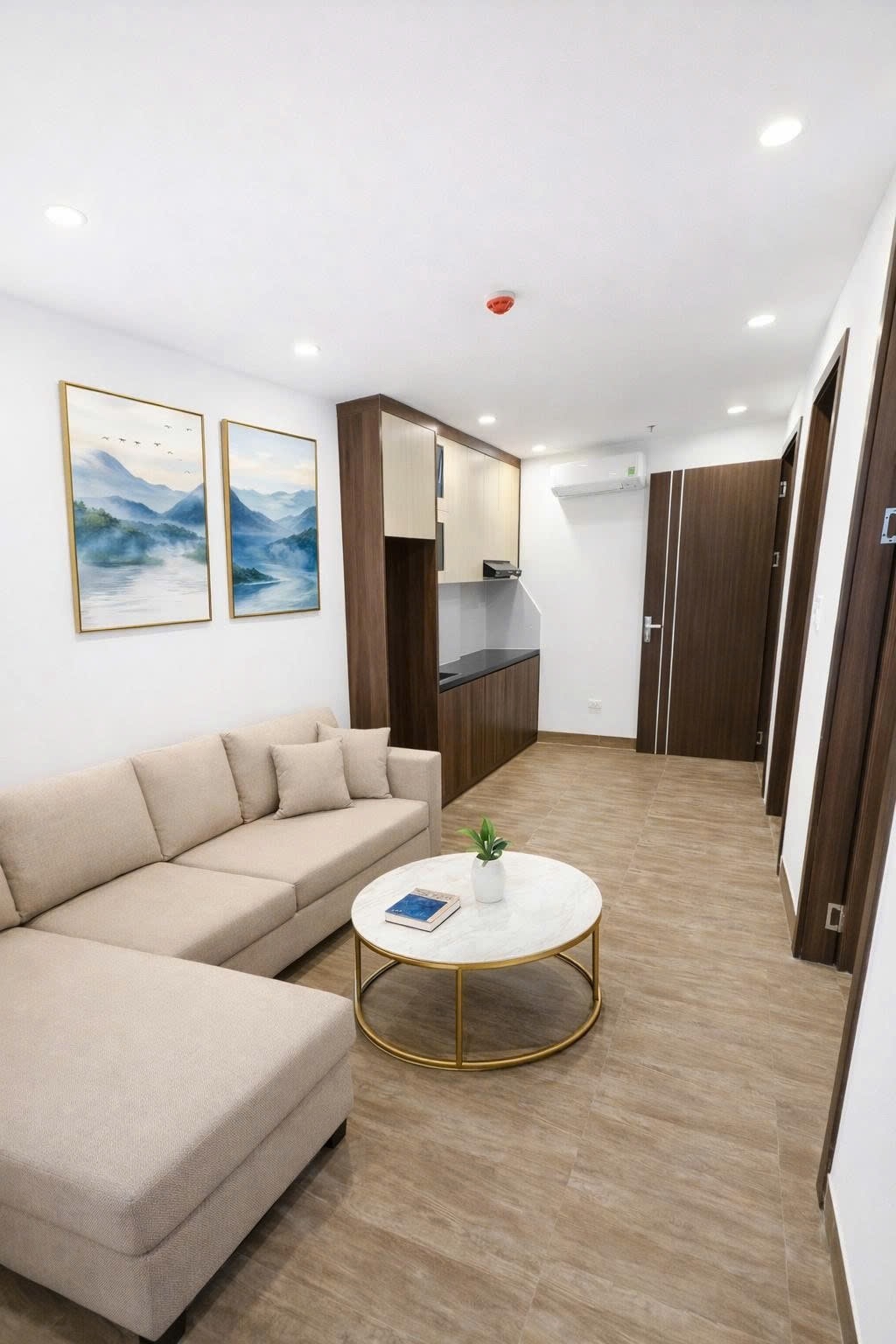 Phòng trọ 1 Phòng ngủ 45m2 tại ĐT Home Đồng Cổ - Tây Hồ - Phòng khách