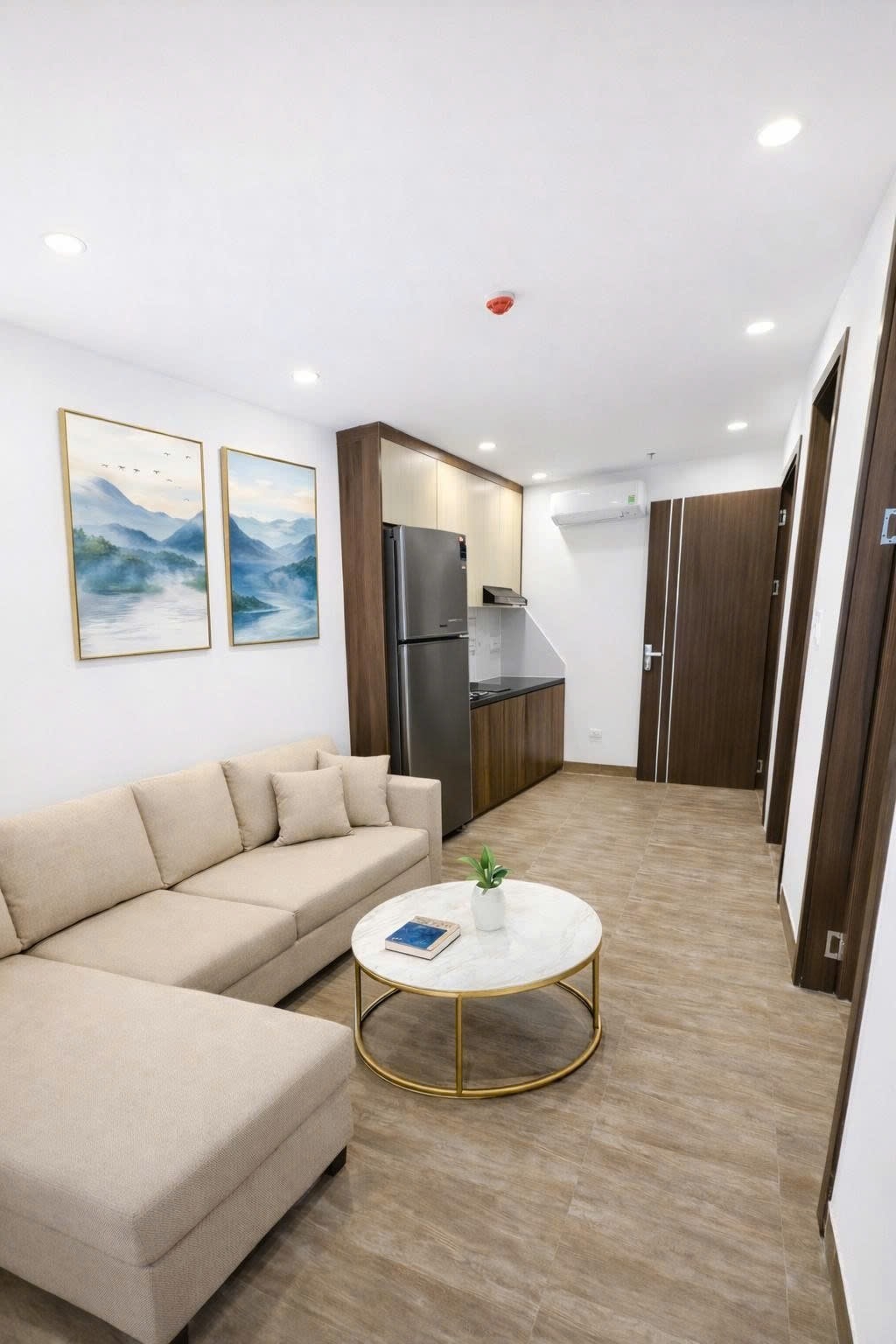 Phòng trọ 1 Phòng ngủ 45m2 tại ĐT Home Đồng Cổ - Tây Hồ - Phòng khách