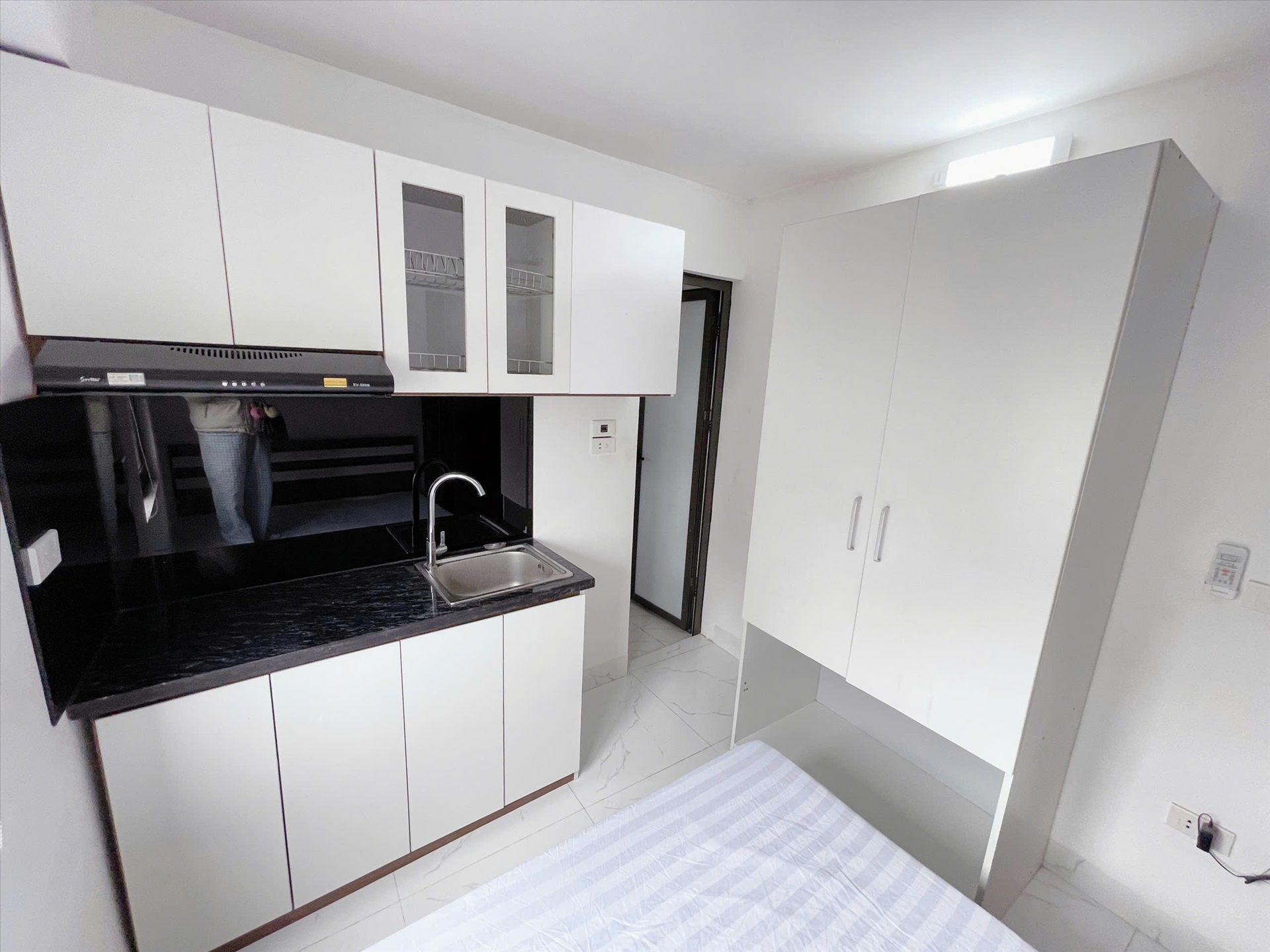 Phòng trọ Studio 15m2 tại Suha Home 1 Đống Tác - Đống Đa - Phòng bếp