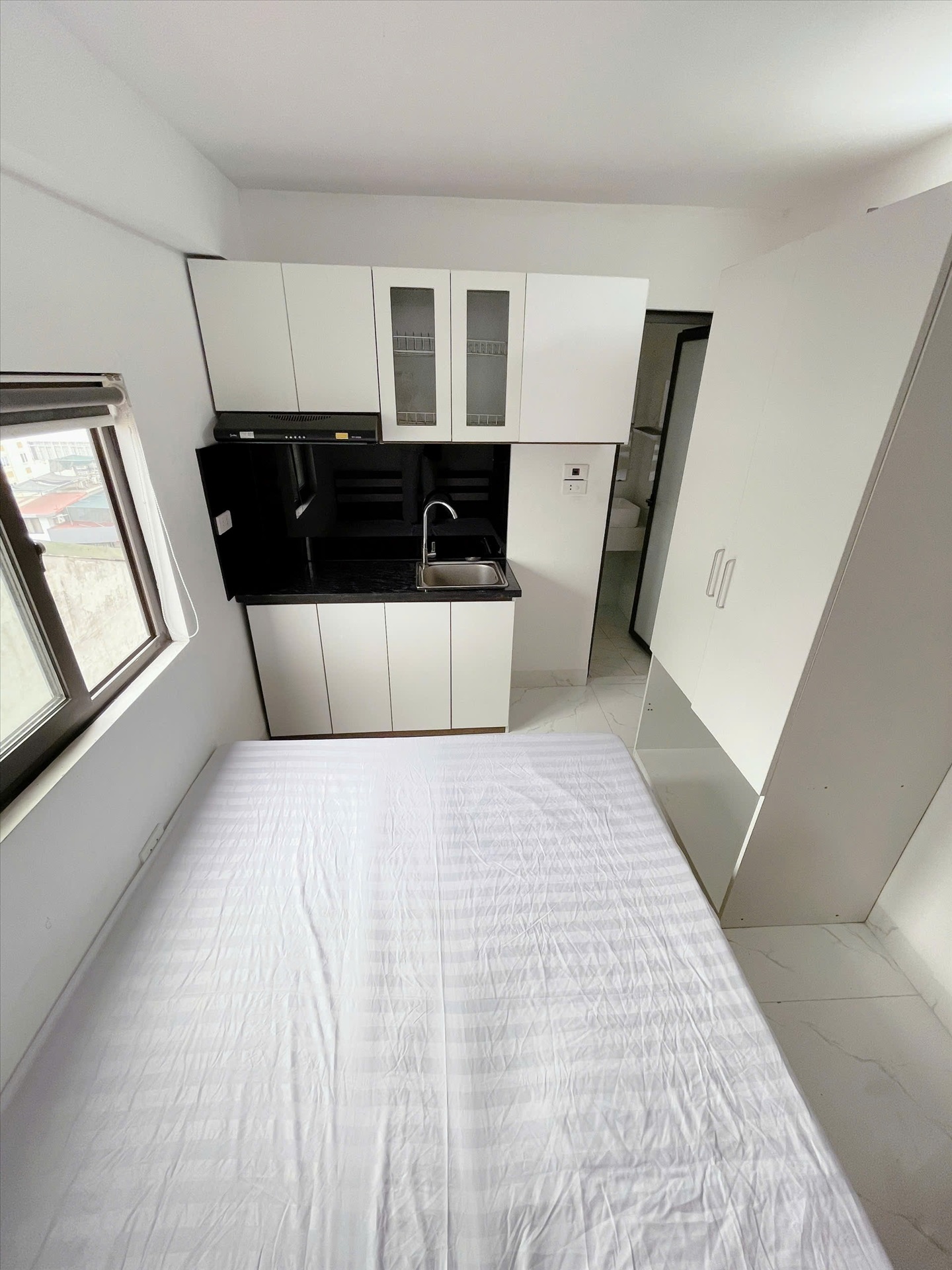 Phòng trọ Studio 15m2 tại Suha Home 1 Đống Tác - Đống Đa - Phòng bếp